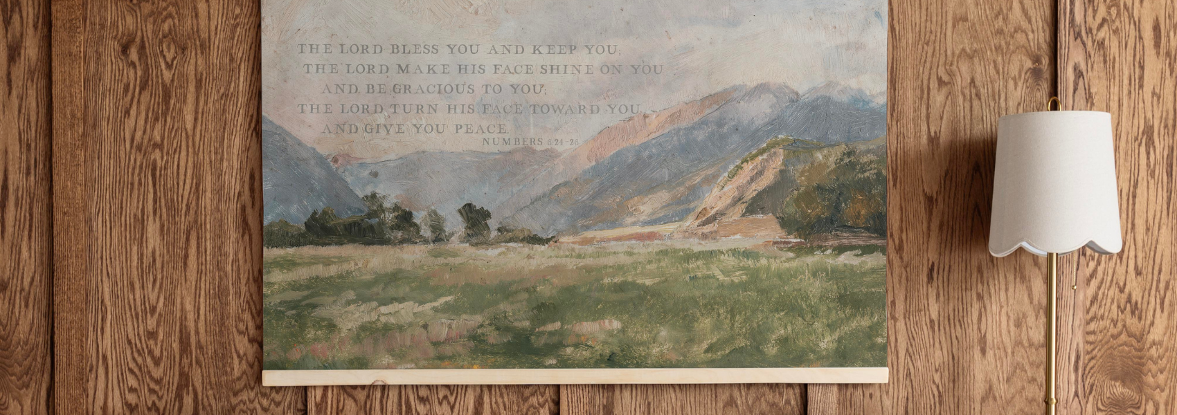 Scripture Art - Oversized Tapestry