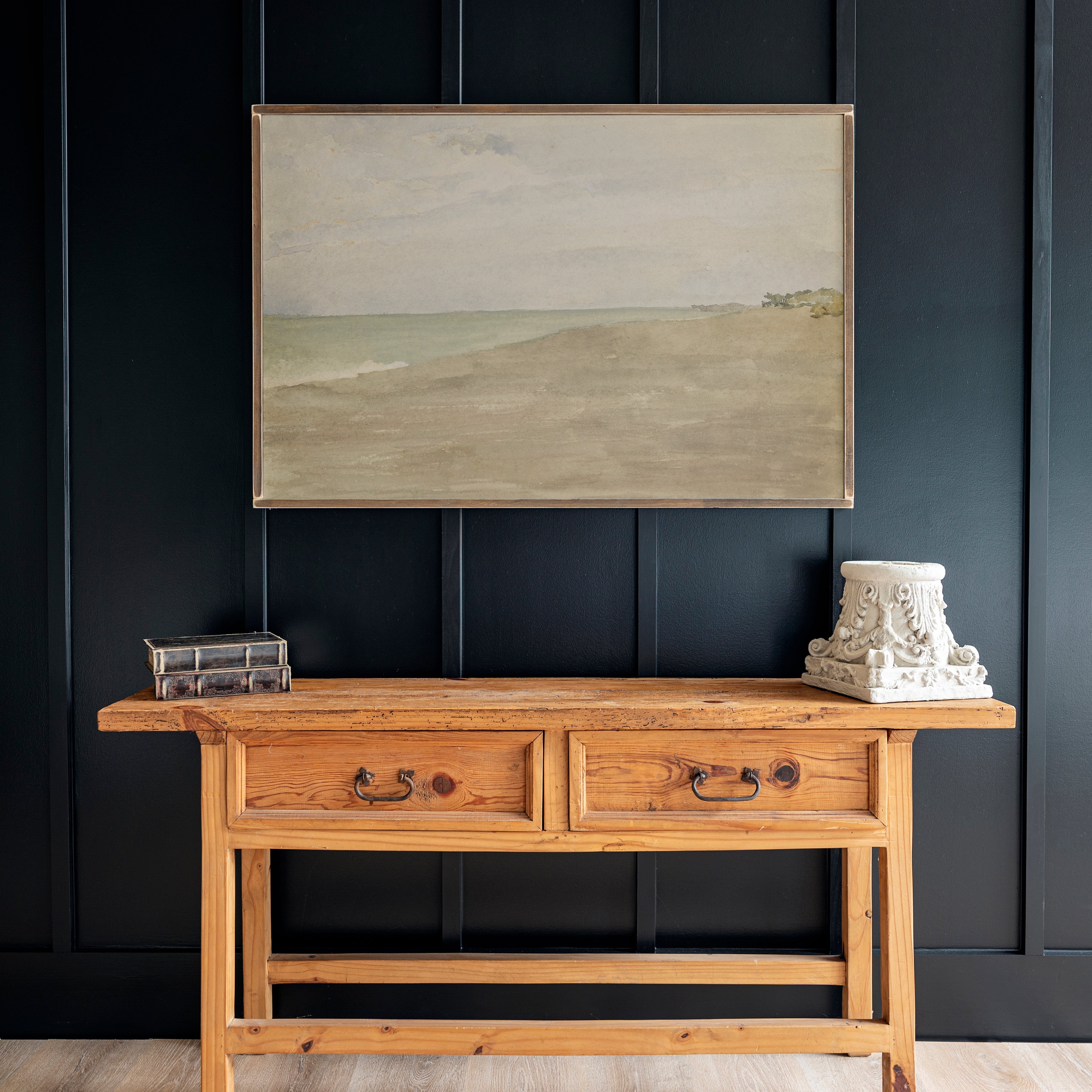 Abstract Beach | Framed Wooden Art - Horizontal | 148