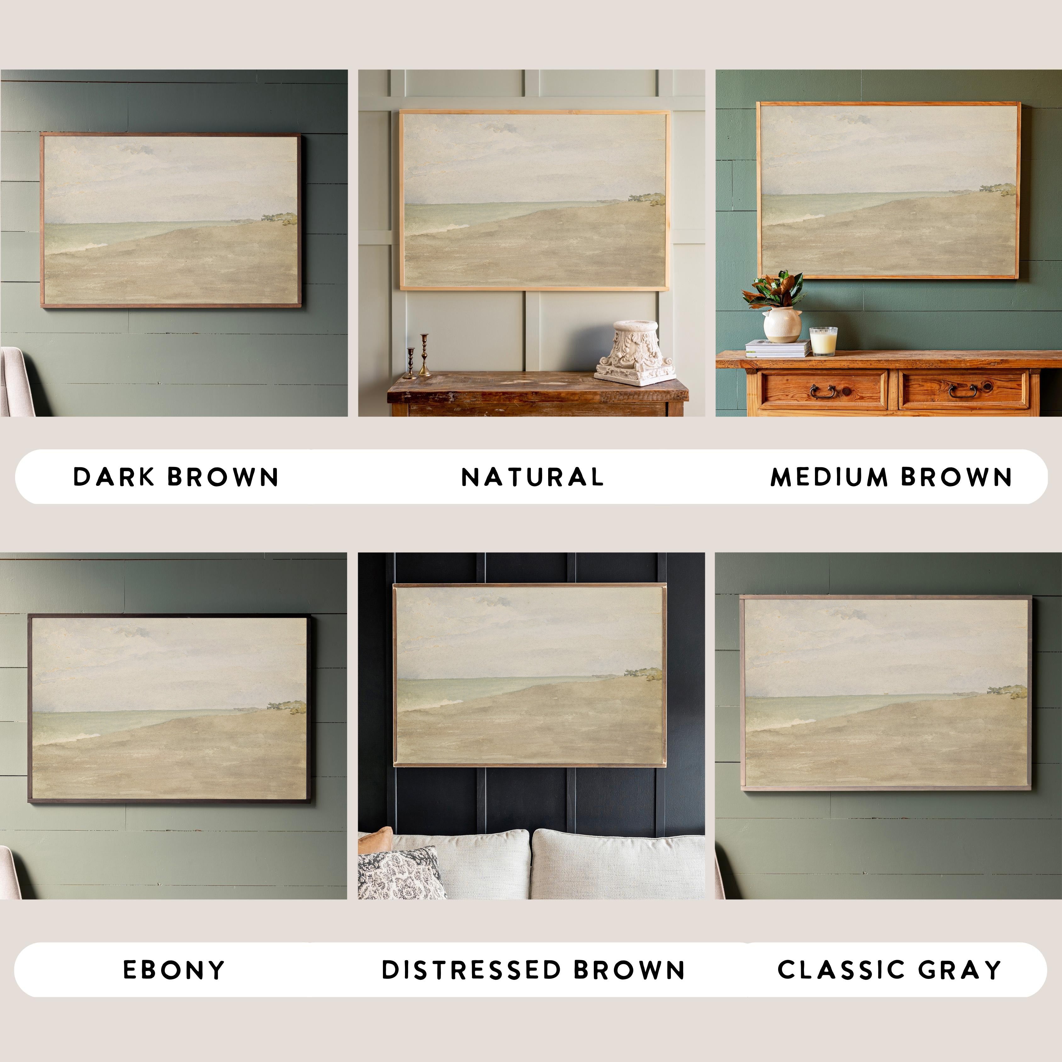 Abstract Beach | Framed Wooden Art - Horizontal | 148