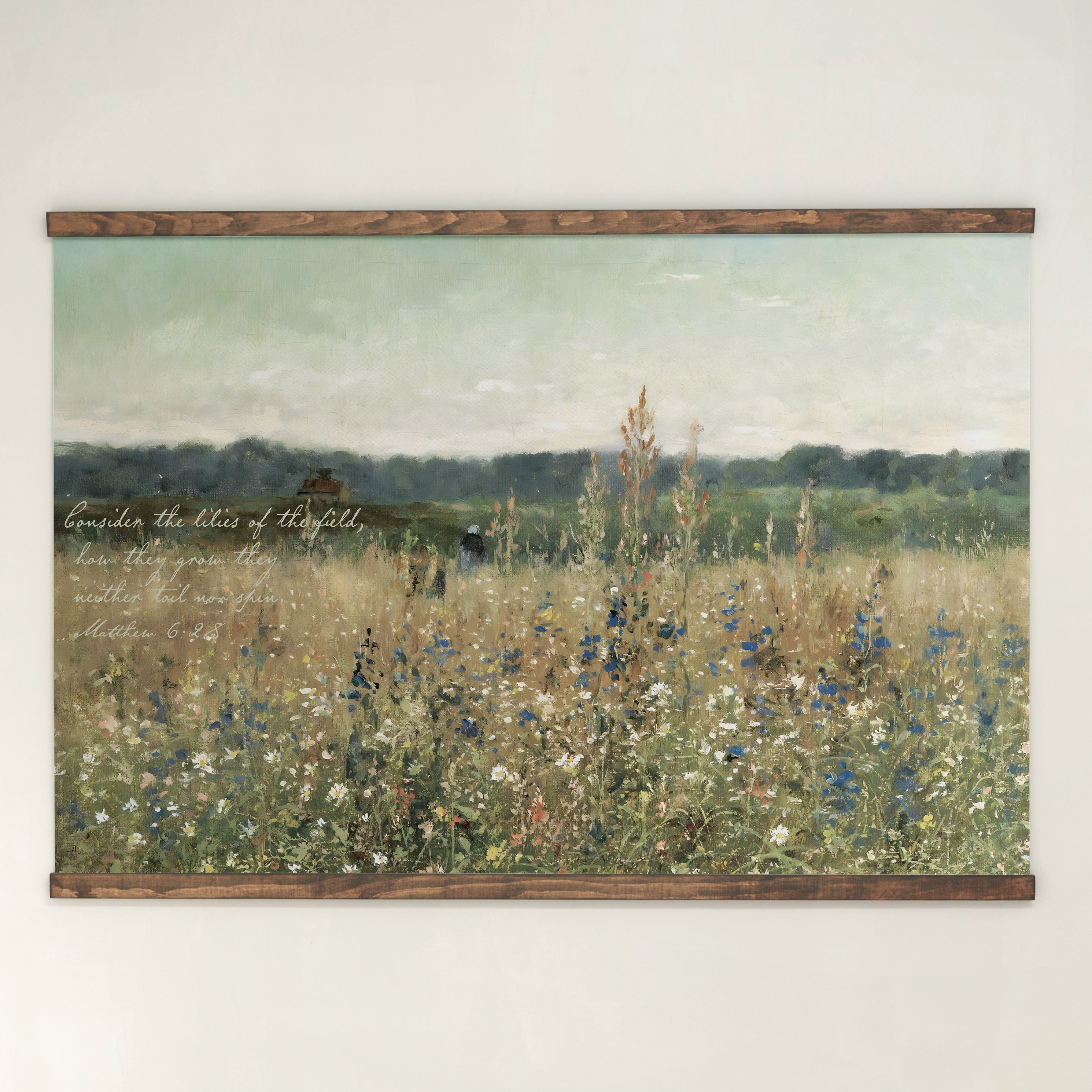 Consider The Lilies | Horizontal Tapestry | 170