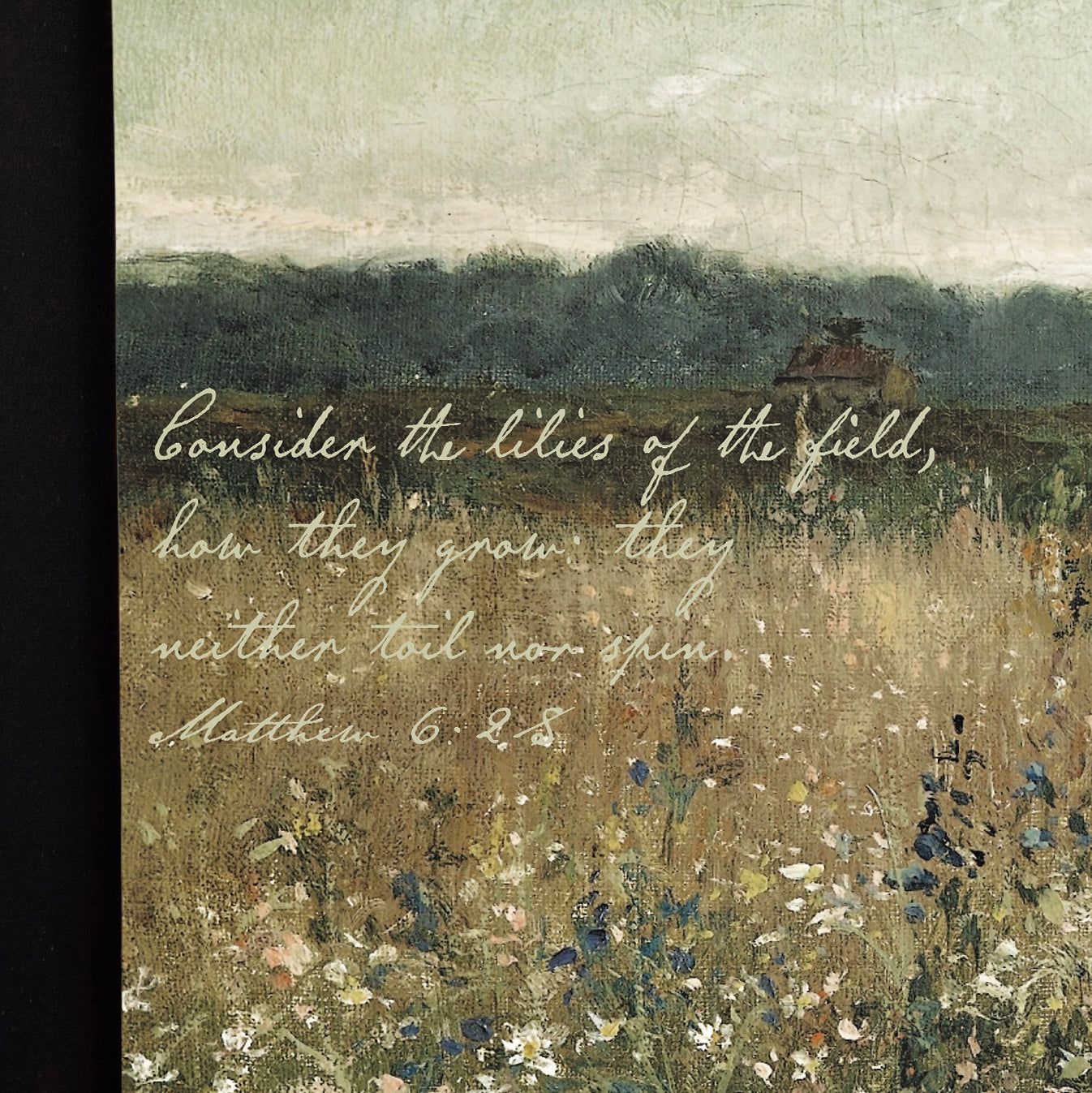 Consider The Lilies | Horizontal Tapestry | 170