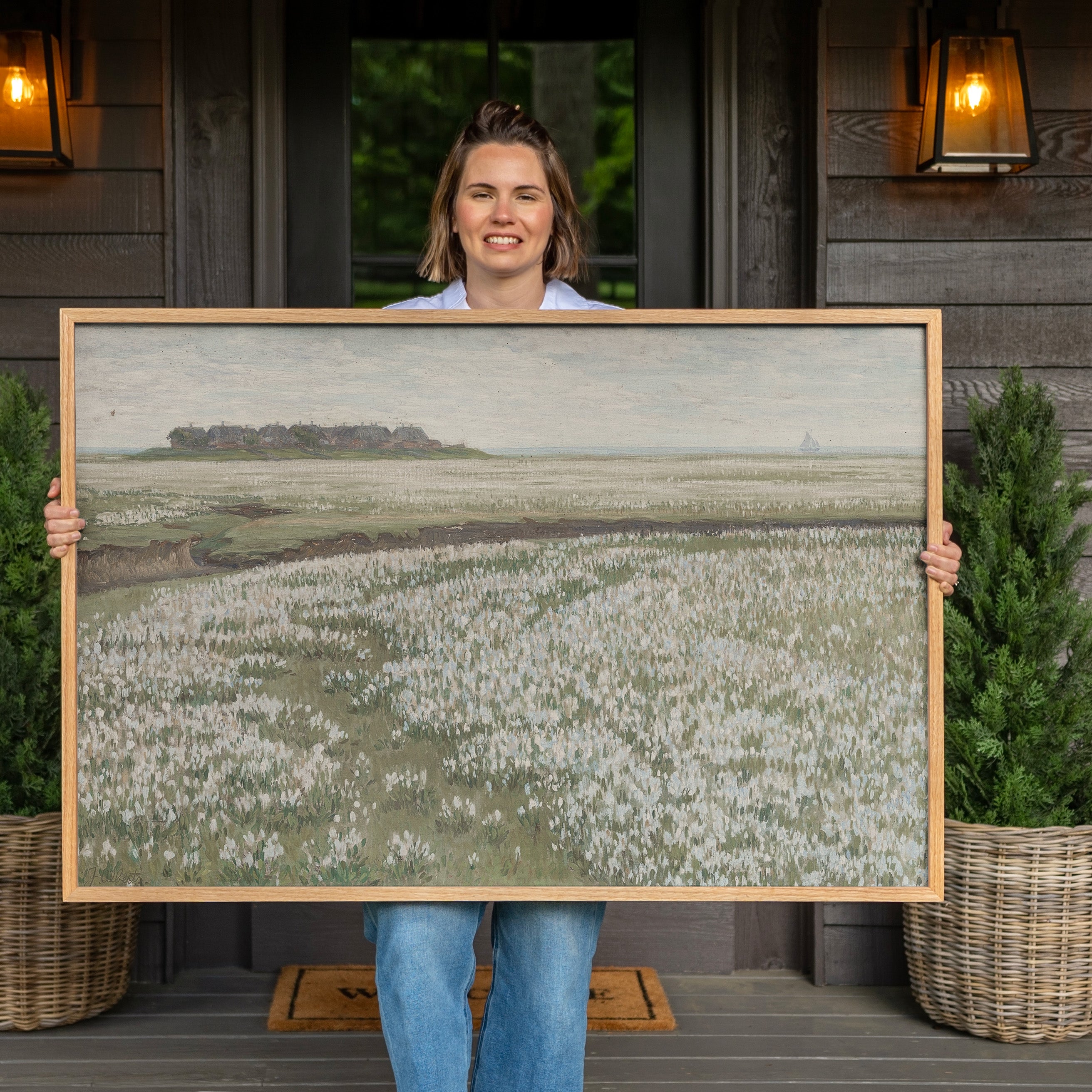 "Blooming Meadow" Framed Canvas | Horizontal | 178
