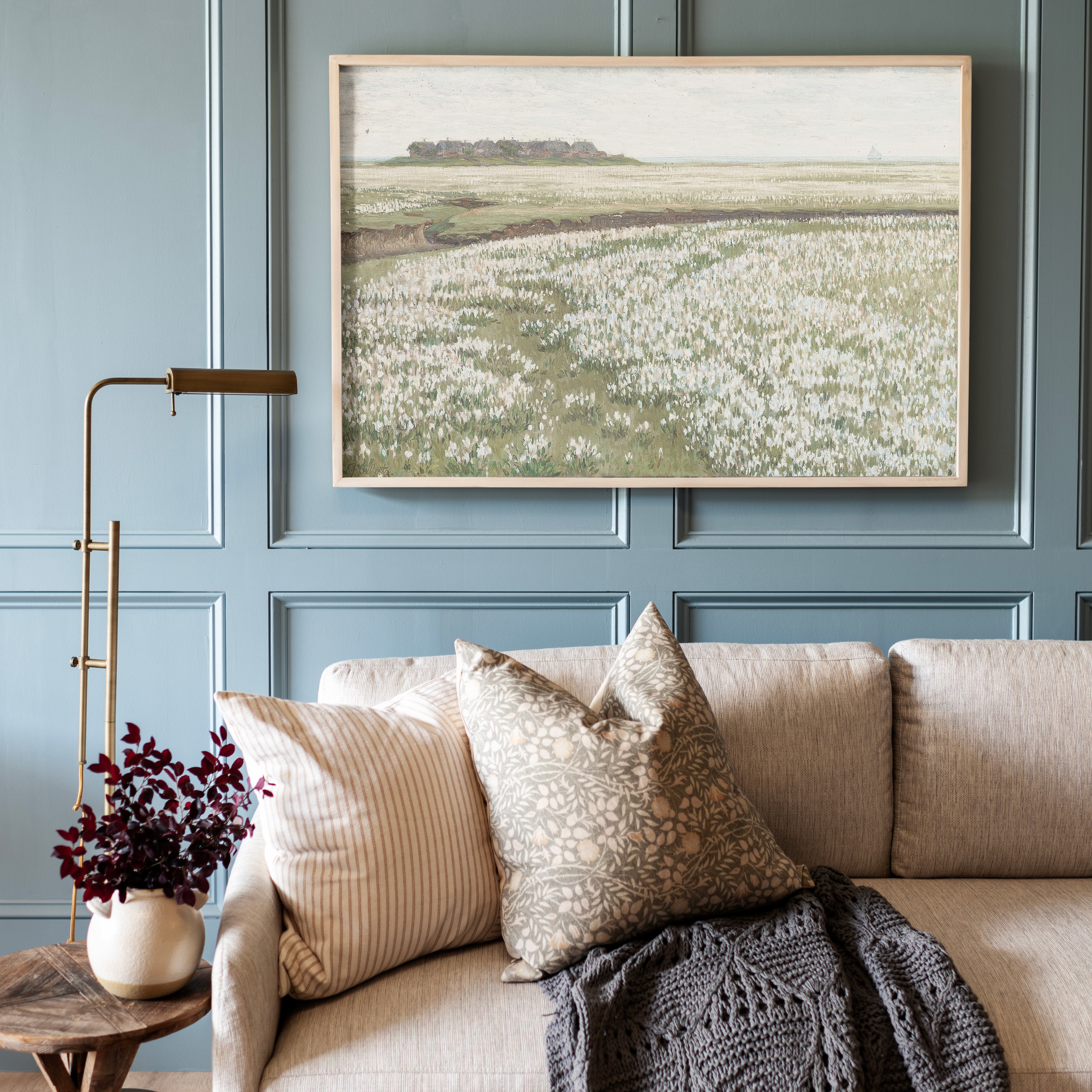 "Blooming Meadow" Framed Canvas | Horizontal | 178
