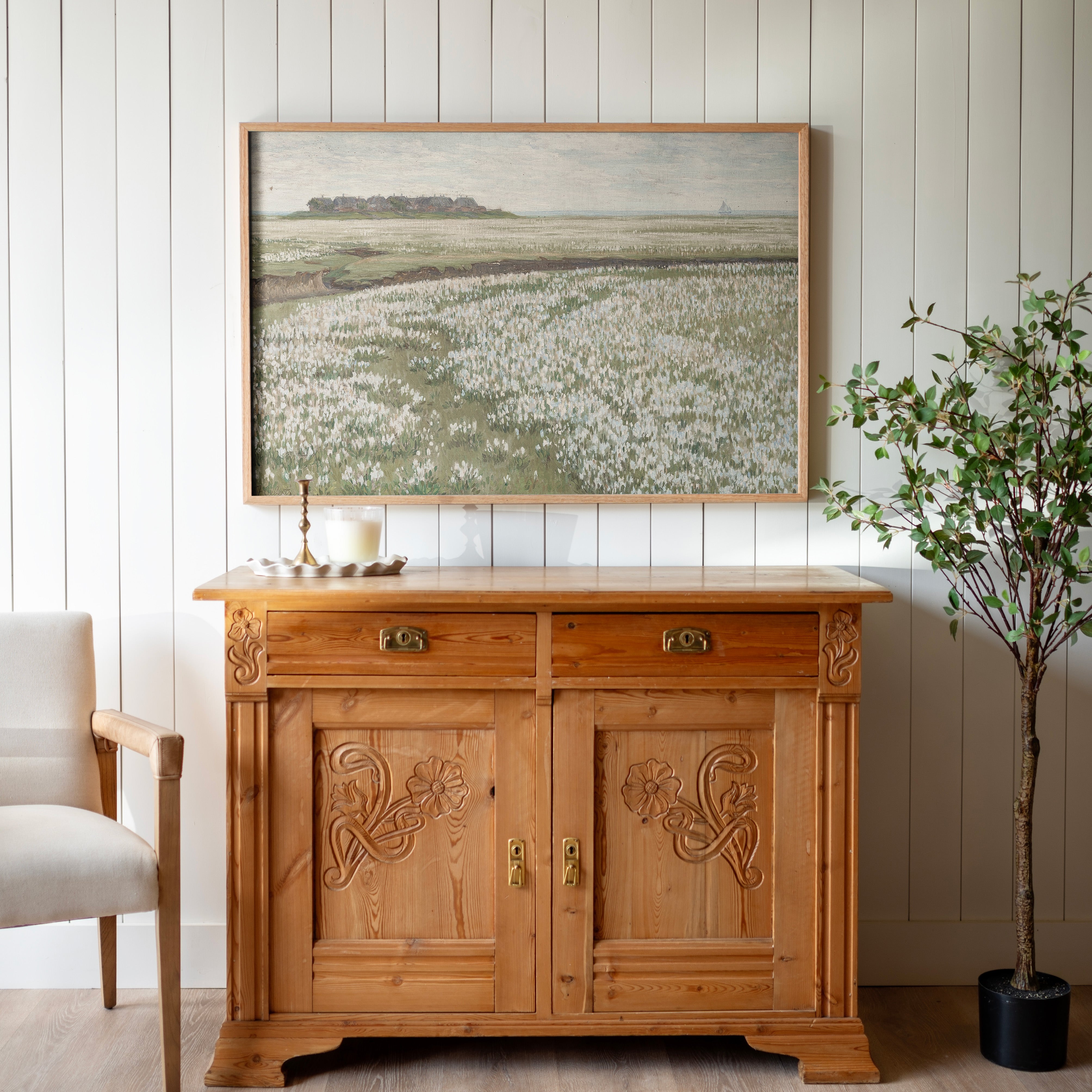"Blooming Meadow" Framed Canvas | Horizontal | 178