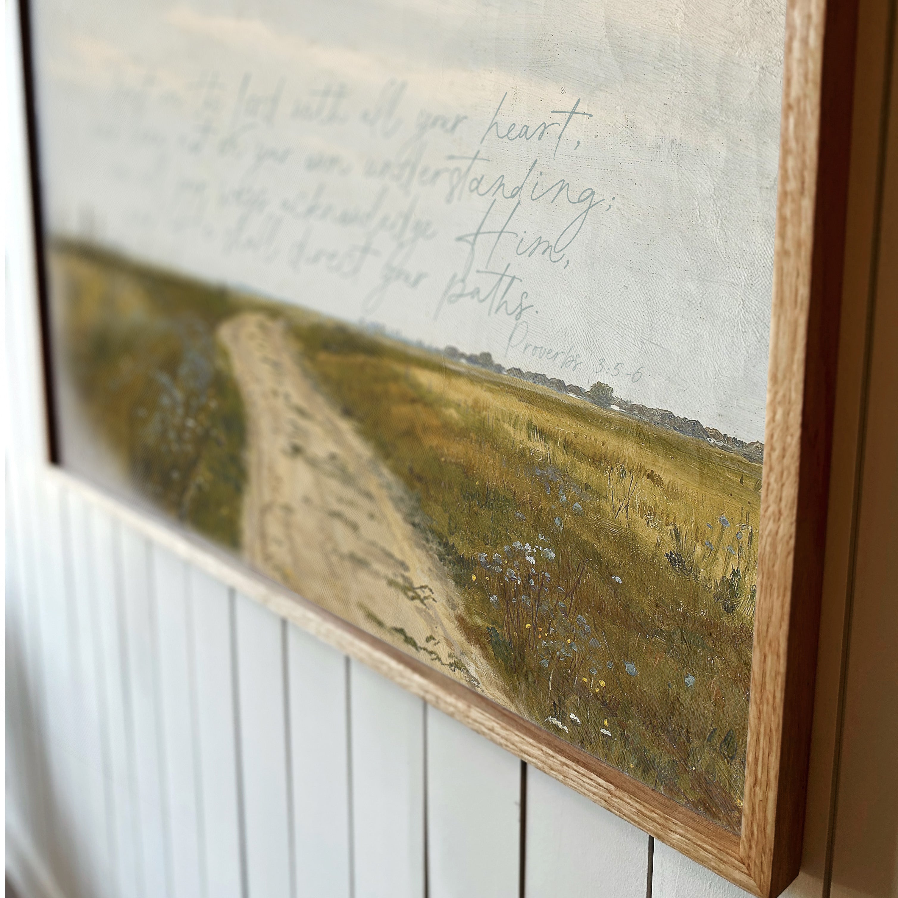 "Trust in the Lord" Framed Canvas | Horizontal | 179
