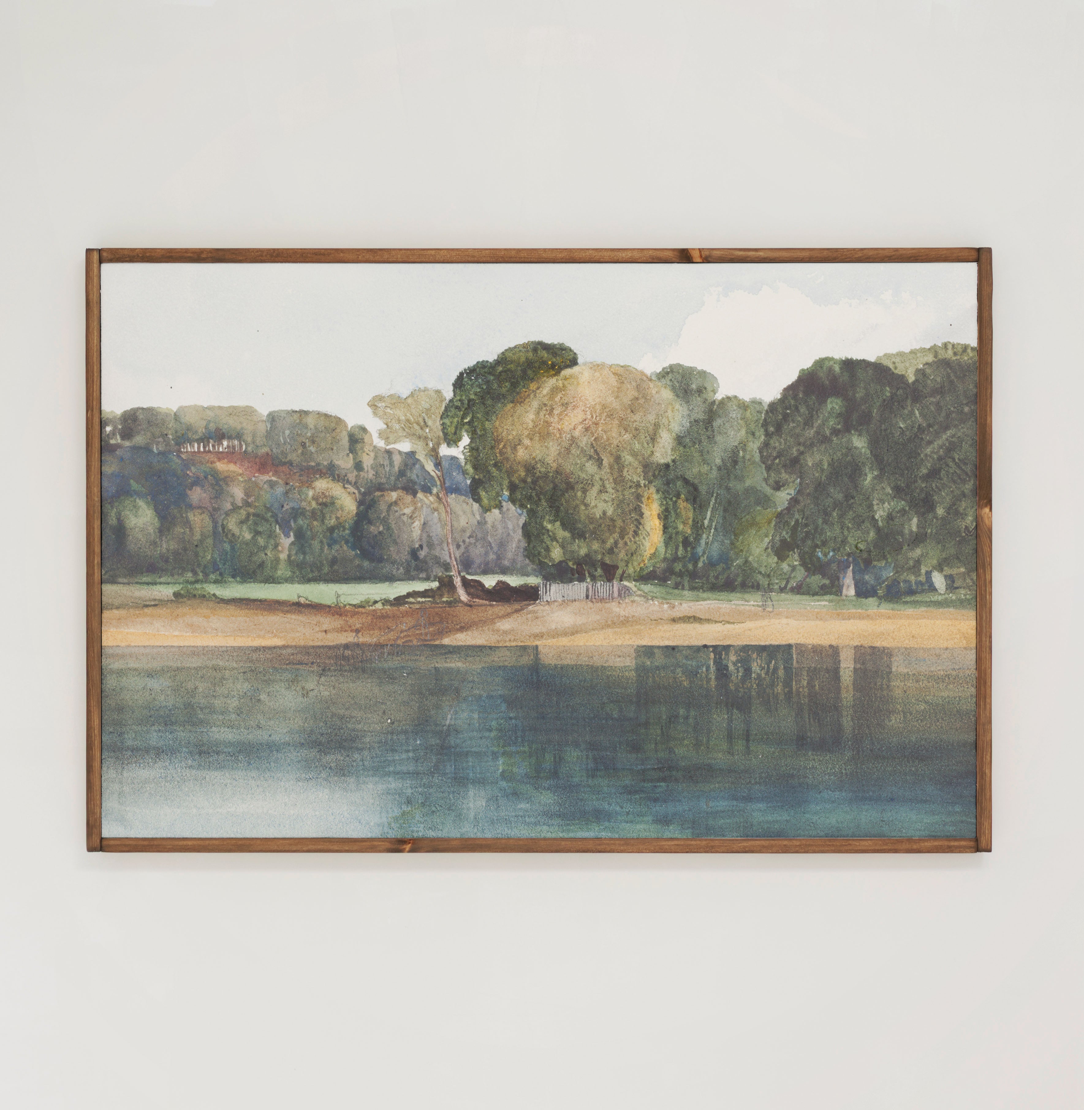 On The Pond | Framed Wooden Art - Horizontal | 188