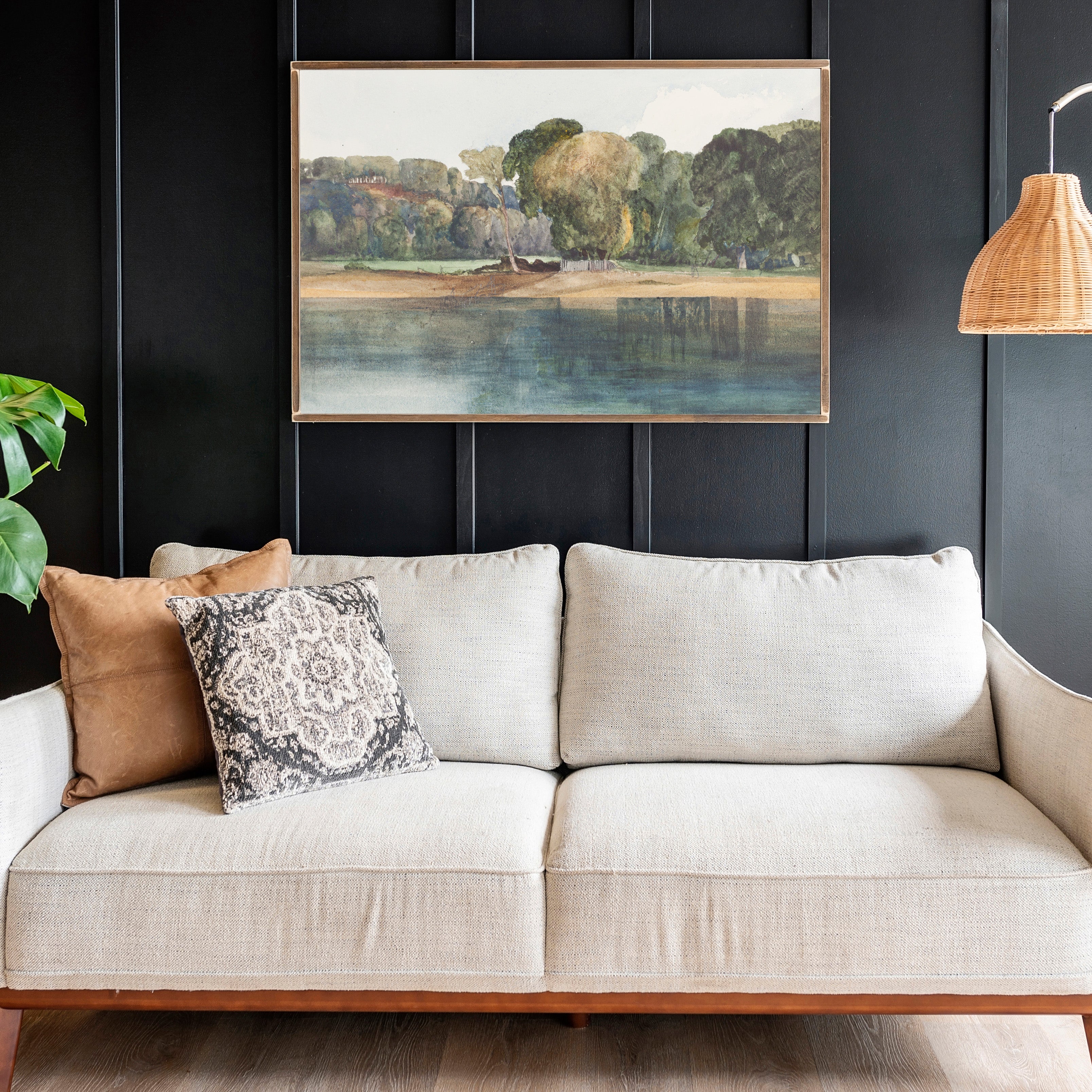 On The Pond | Framed Wooden Art - Horizontal | 188