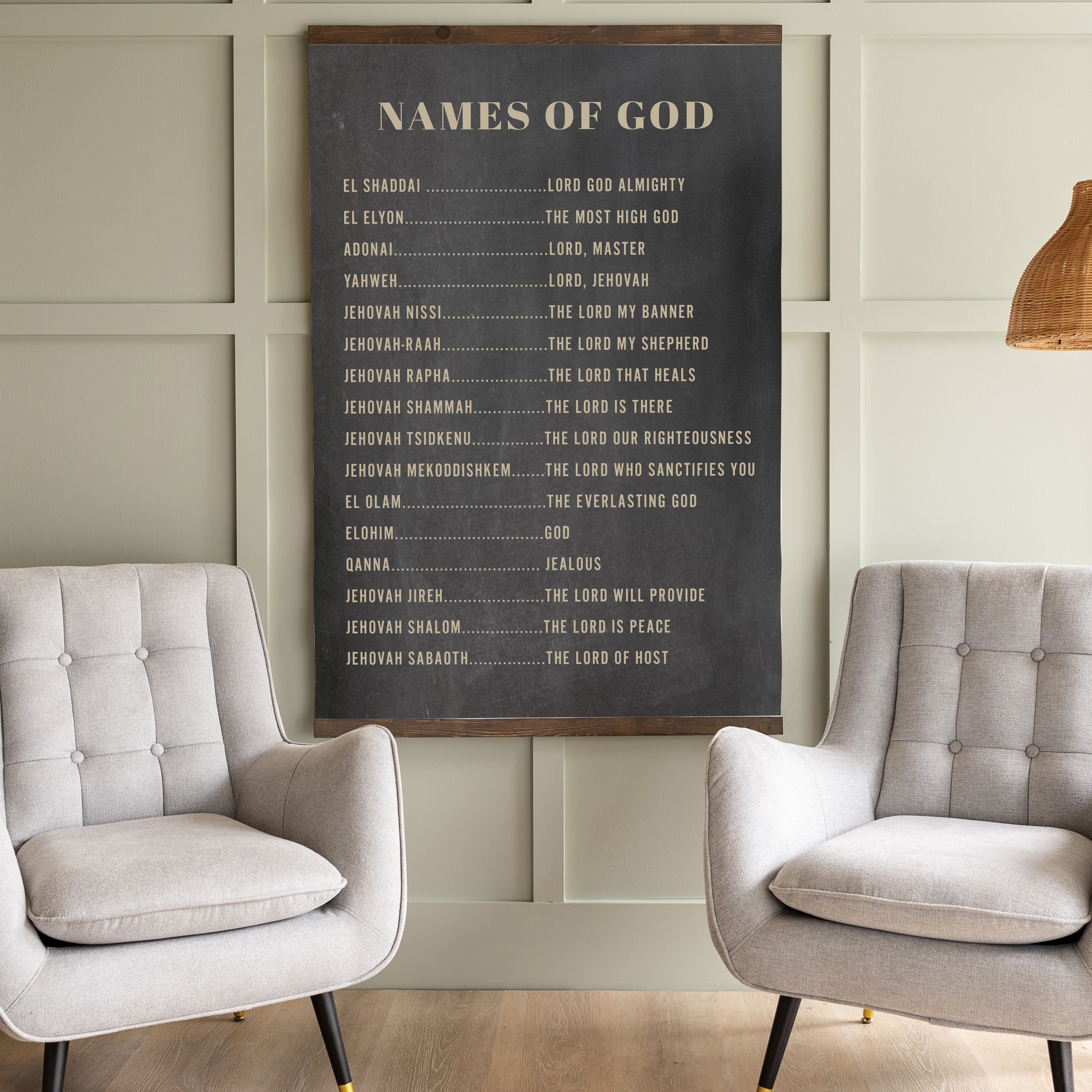 Names Of God | Vertical Tapestry | 190
