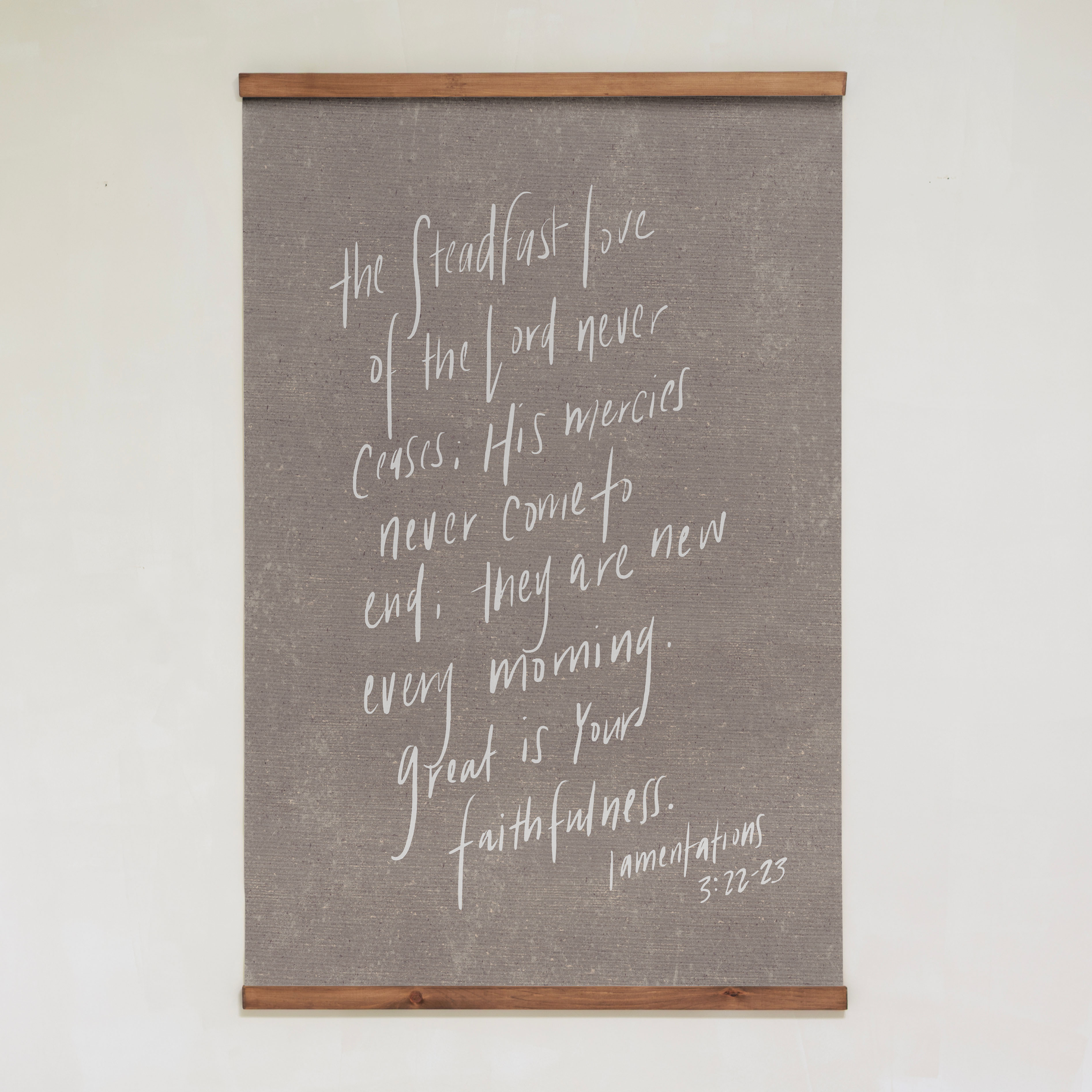 Great is Your Faithfulness | Vertical Tapestry | 195
