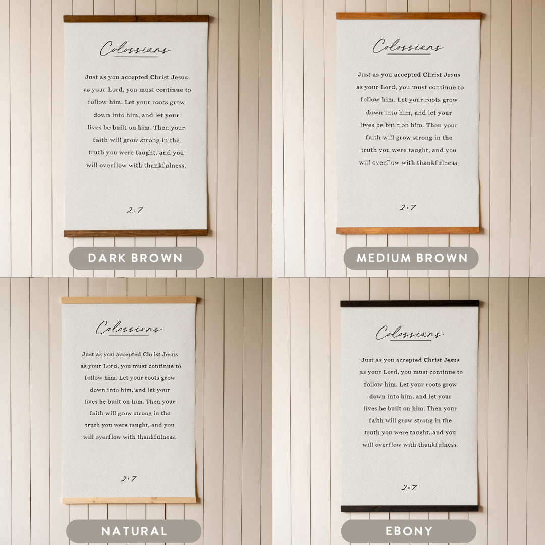 Colossians 2:6-7 | Vertical Tapestry | 199