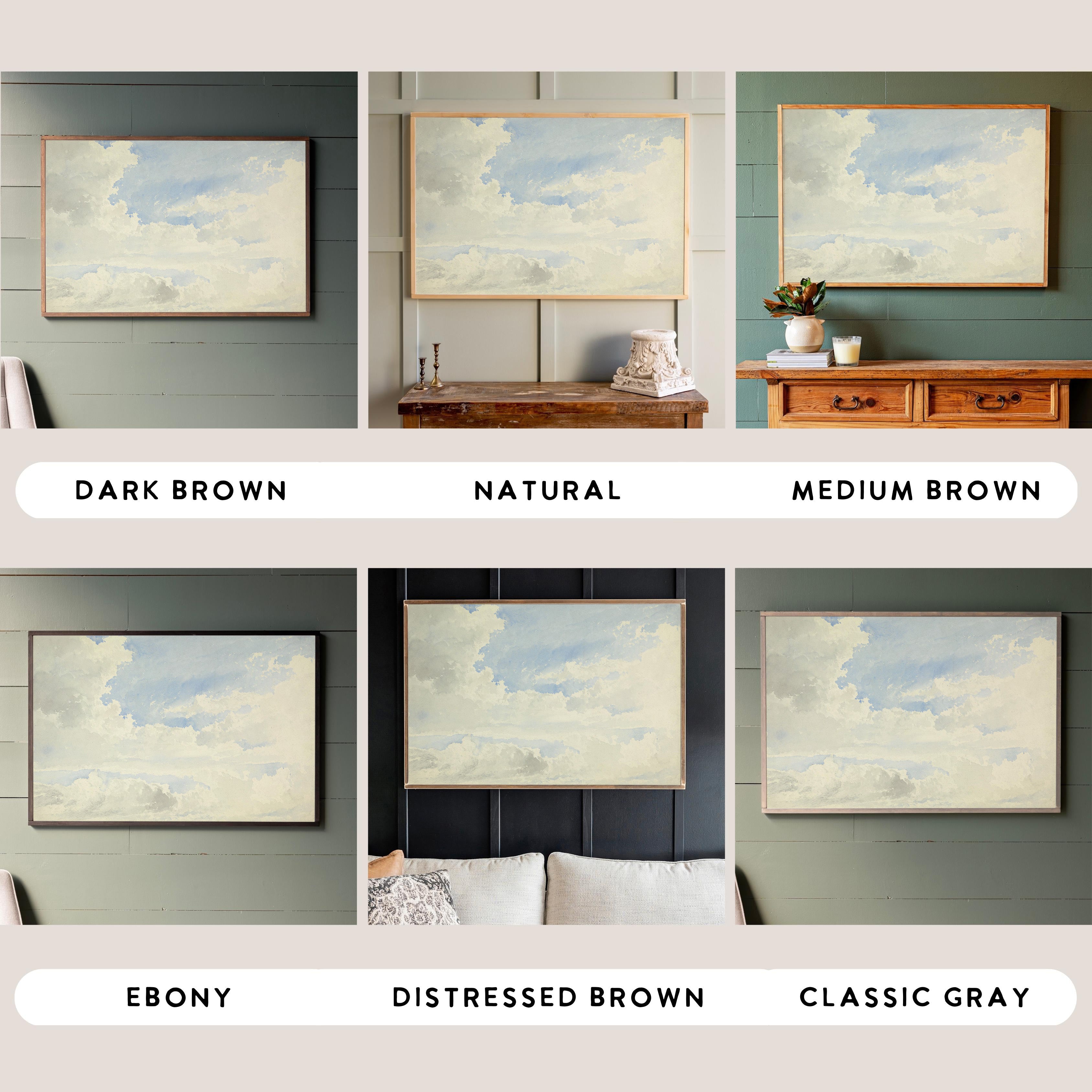 Clouds | Framed Wooden Art - Horizontal | 204