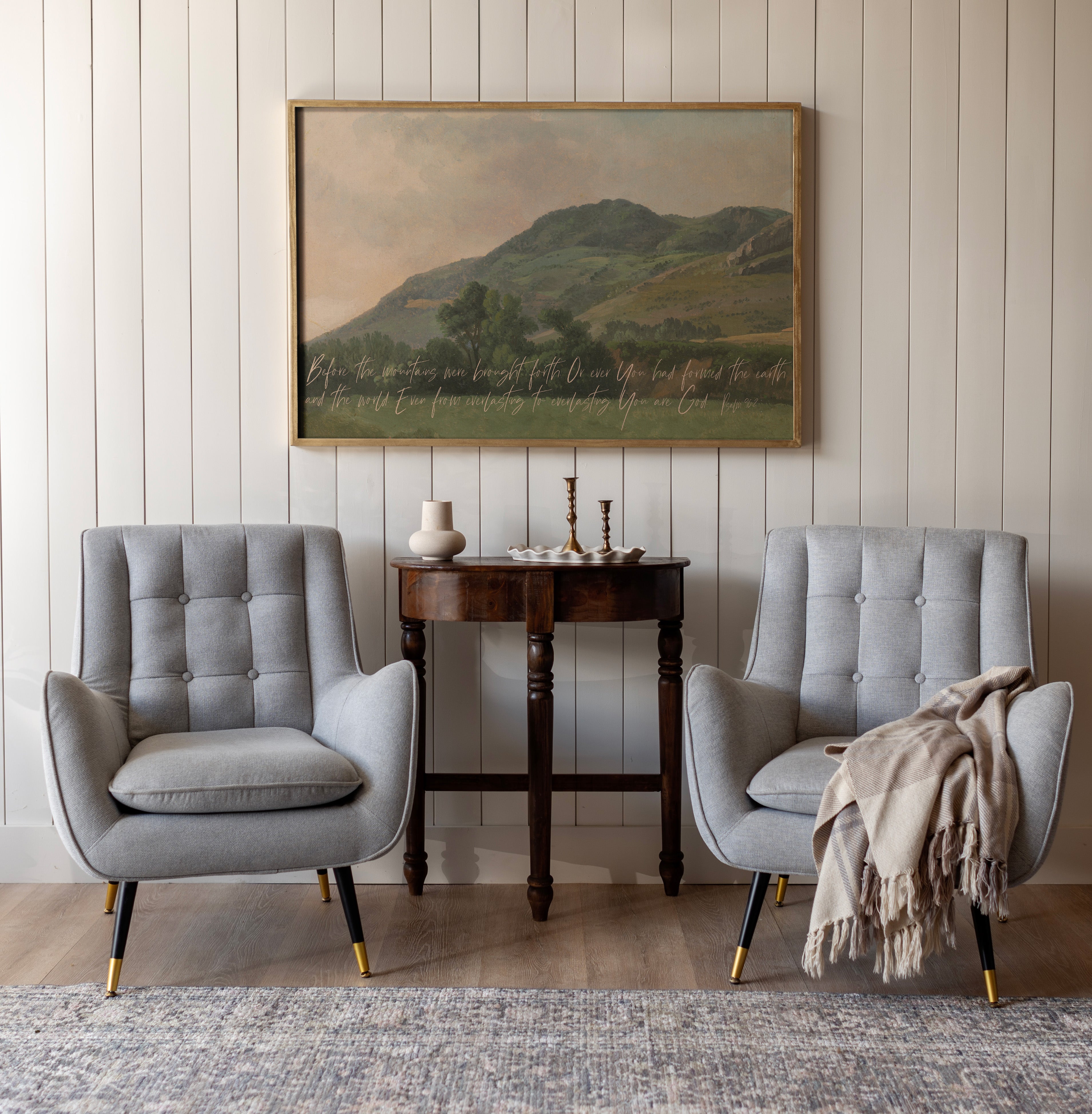 "Before the Mountains" Framed Canvas | Horizontal | 208