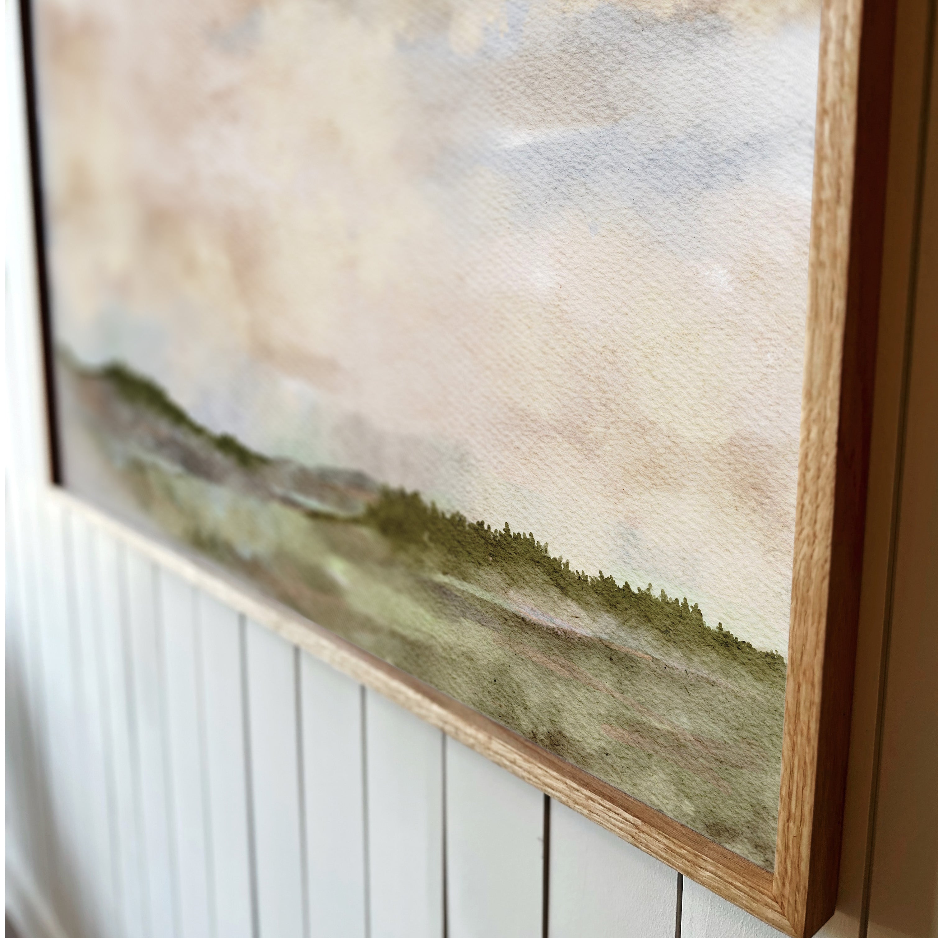 "Muted Sky" Framed Canvas | Horizontal | 245