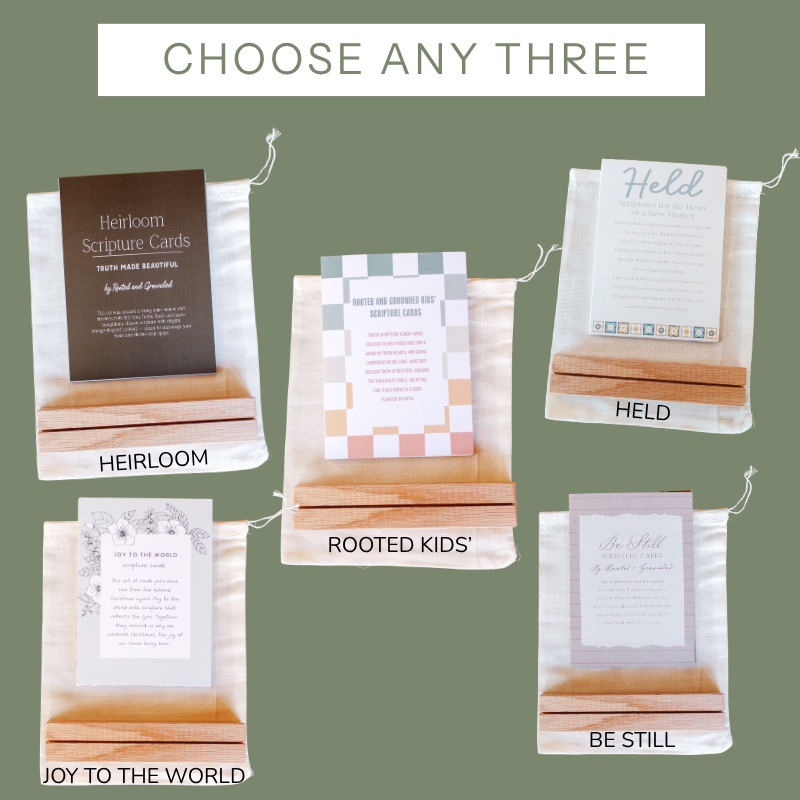 BUNDLE OF THREE SCRIPTURE CARD SETS