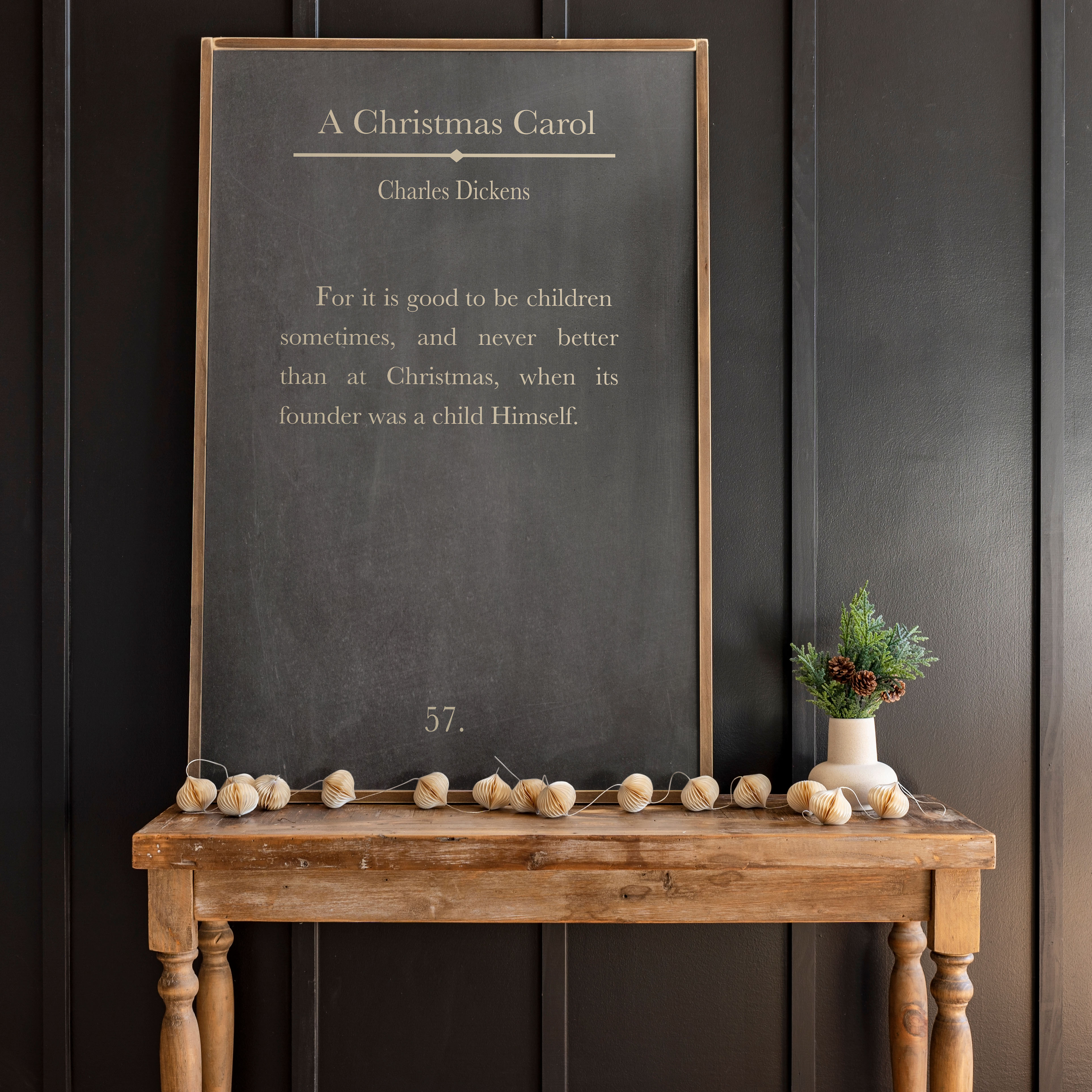 A Christmas Carol | Framed Wooden Art | 375