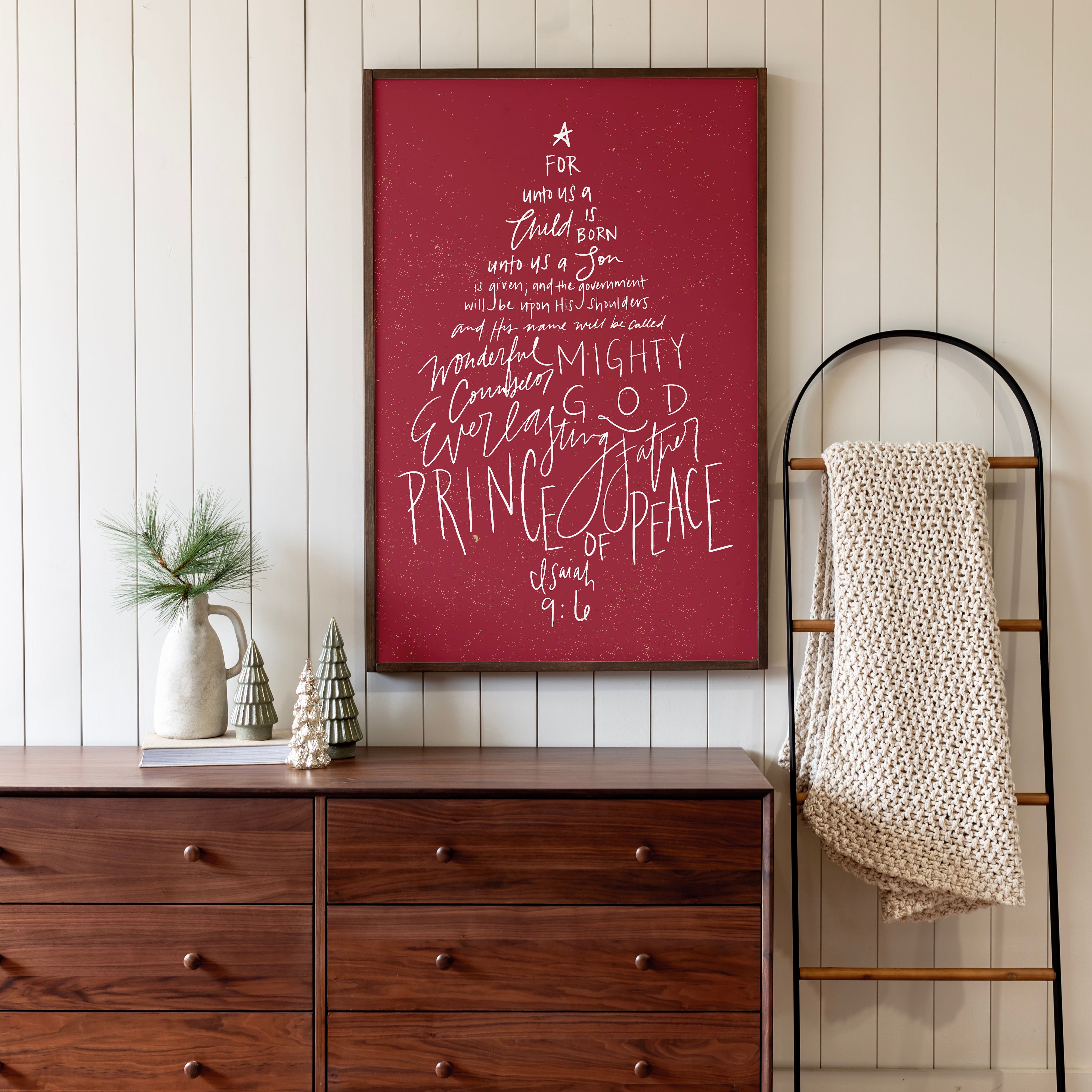 Prince Of Peace | Framed Wooden Art | 638