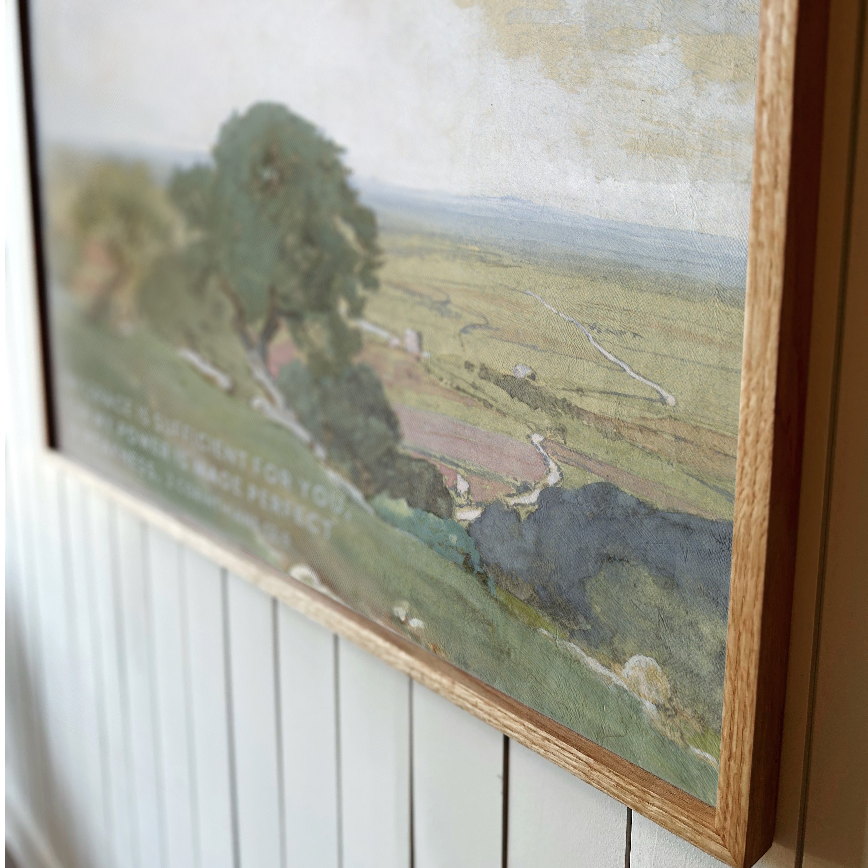 "My Grace Is Sufficient" Framed Canvas | Horizontal | 402