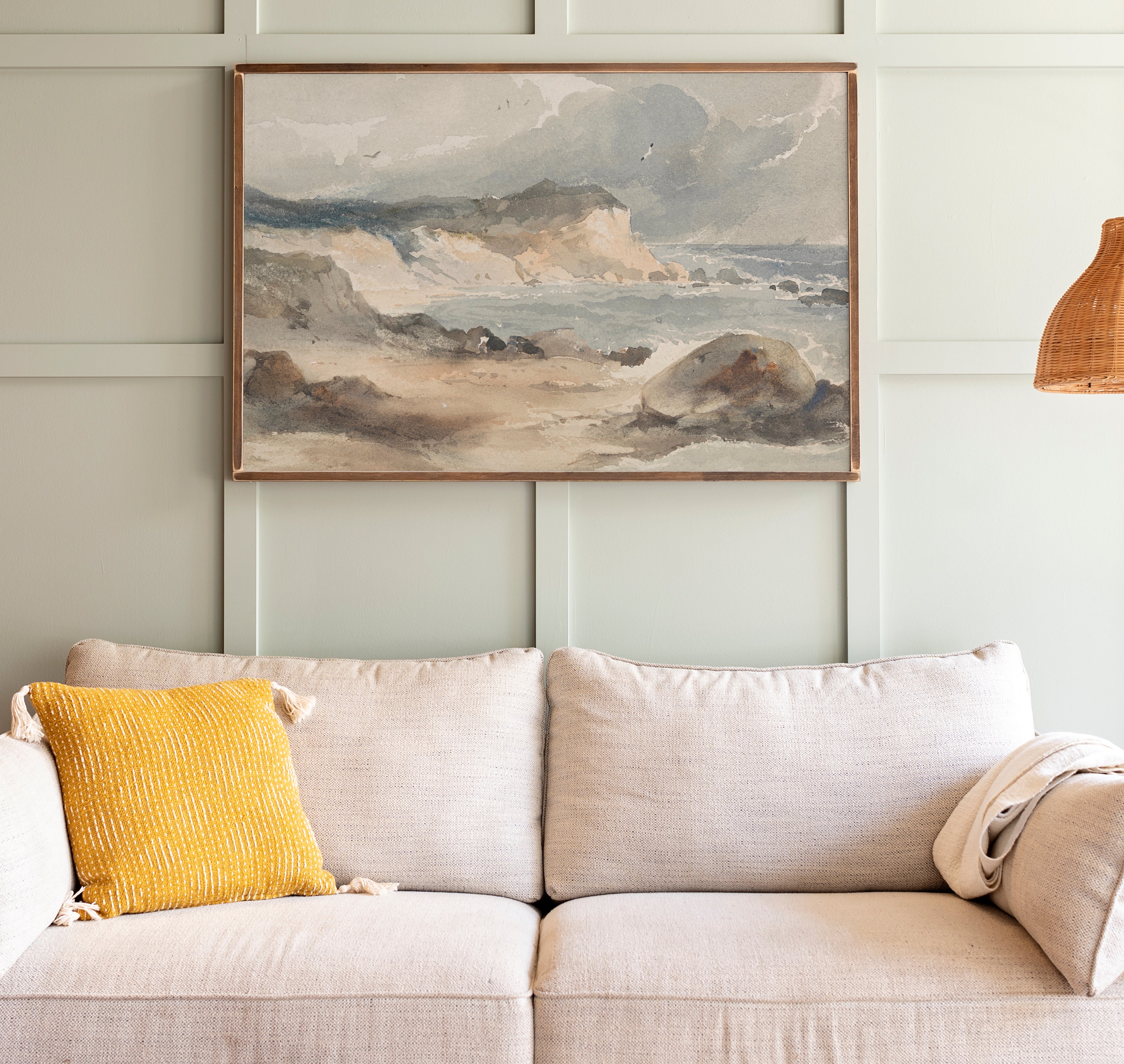 Beach | Framed Wooden Art - Horizontal | 408