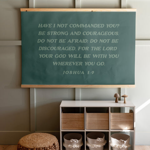 Joshua 1:9 Hanging Canvas | 416
