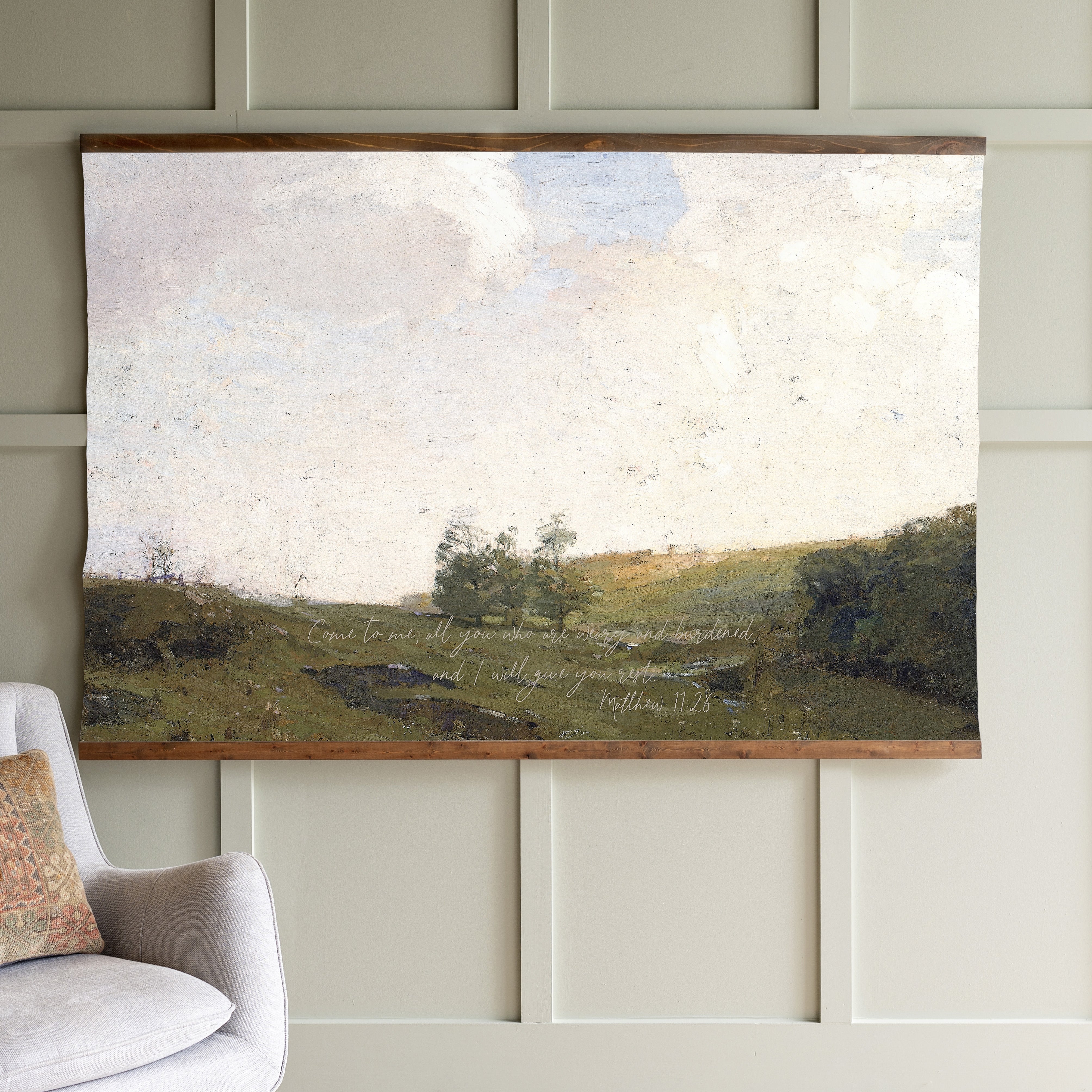 I Will Give You Rest | Horizontal Tapestry | 470