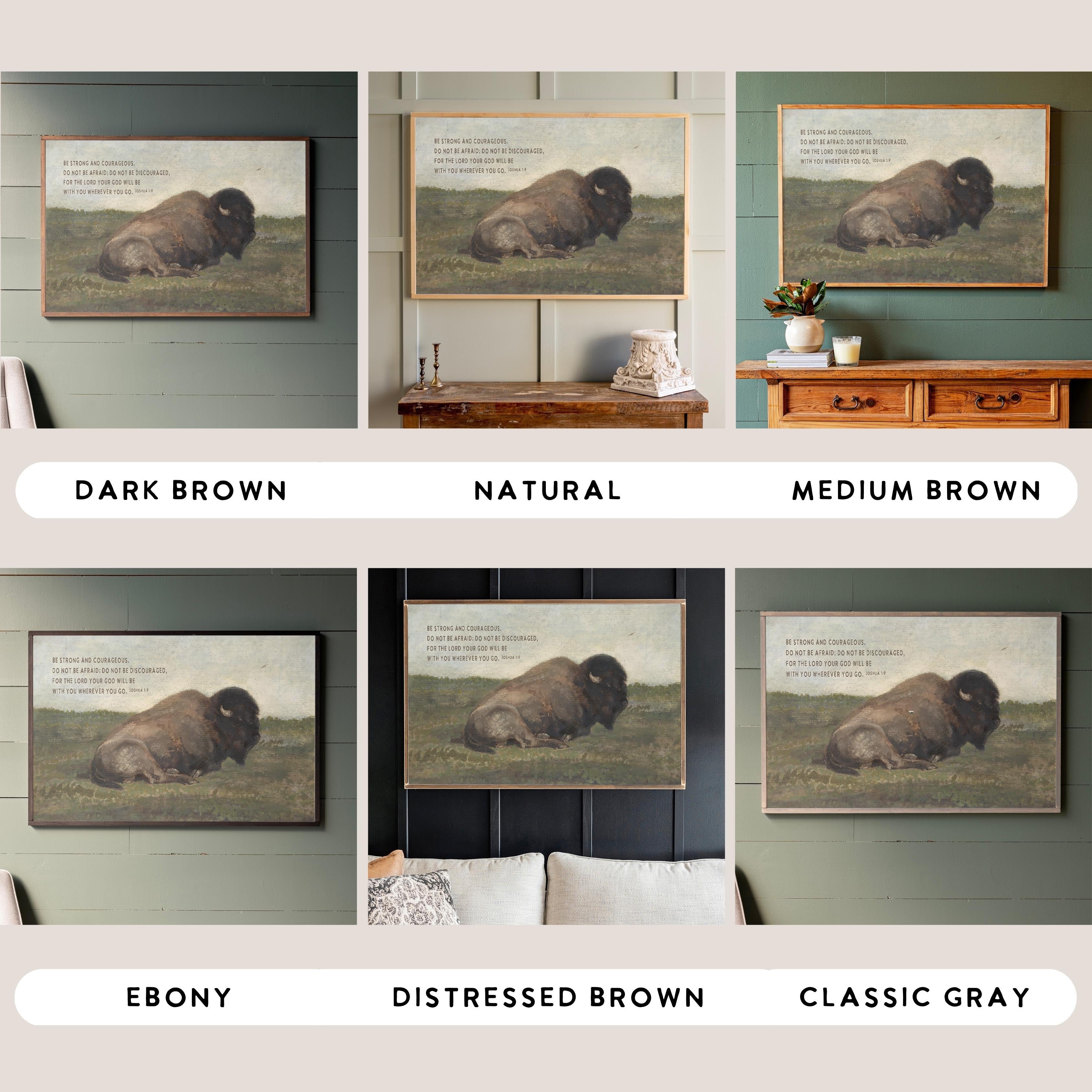Be Strong | Framed Wooden Art - Horizontal | 554