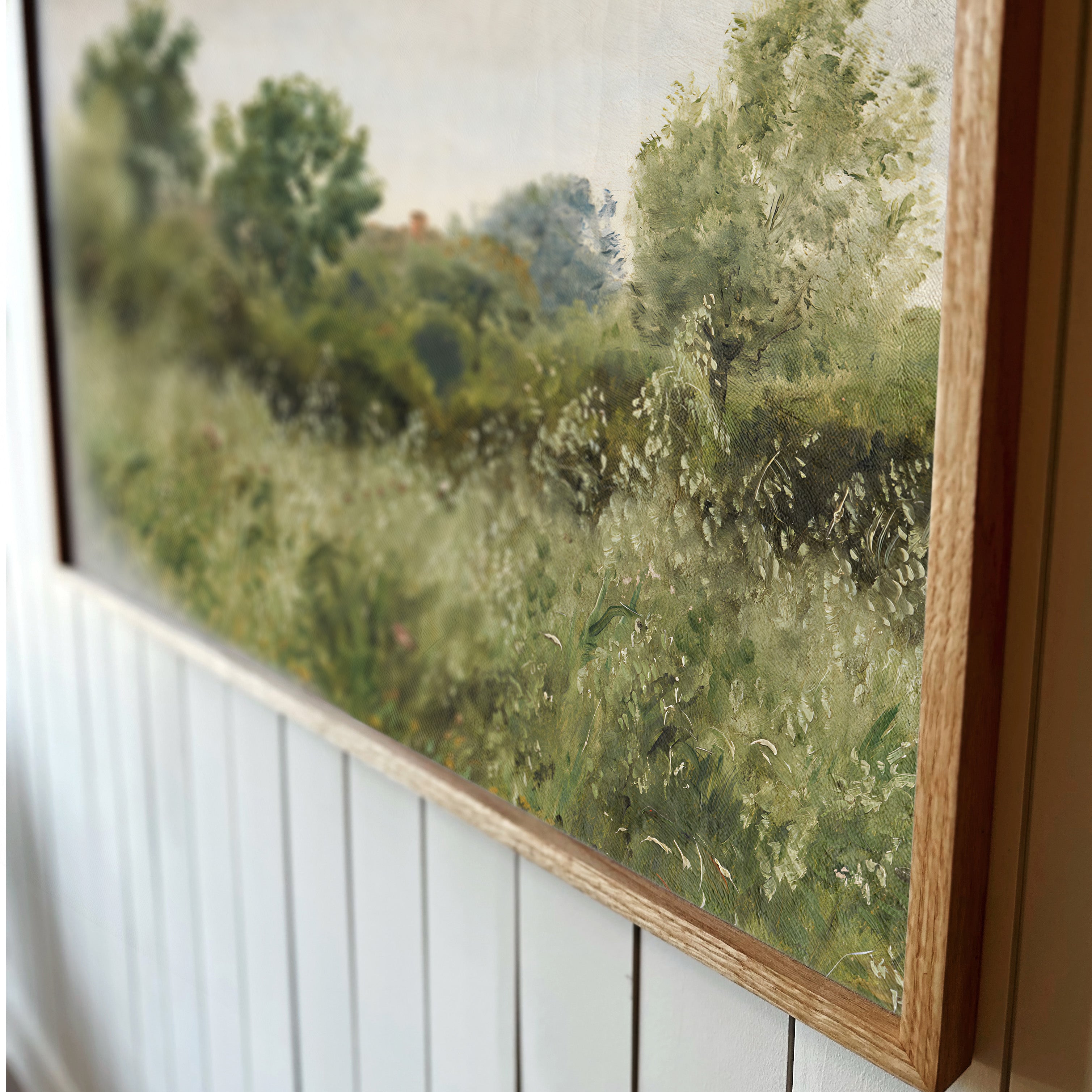 "Field of Oats" Framed Canvas | Horizontal | 563