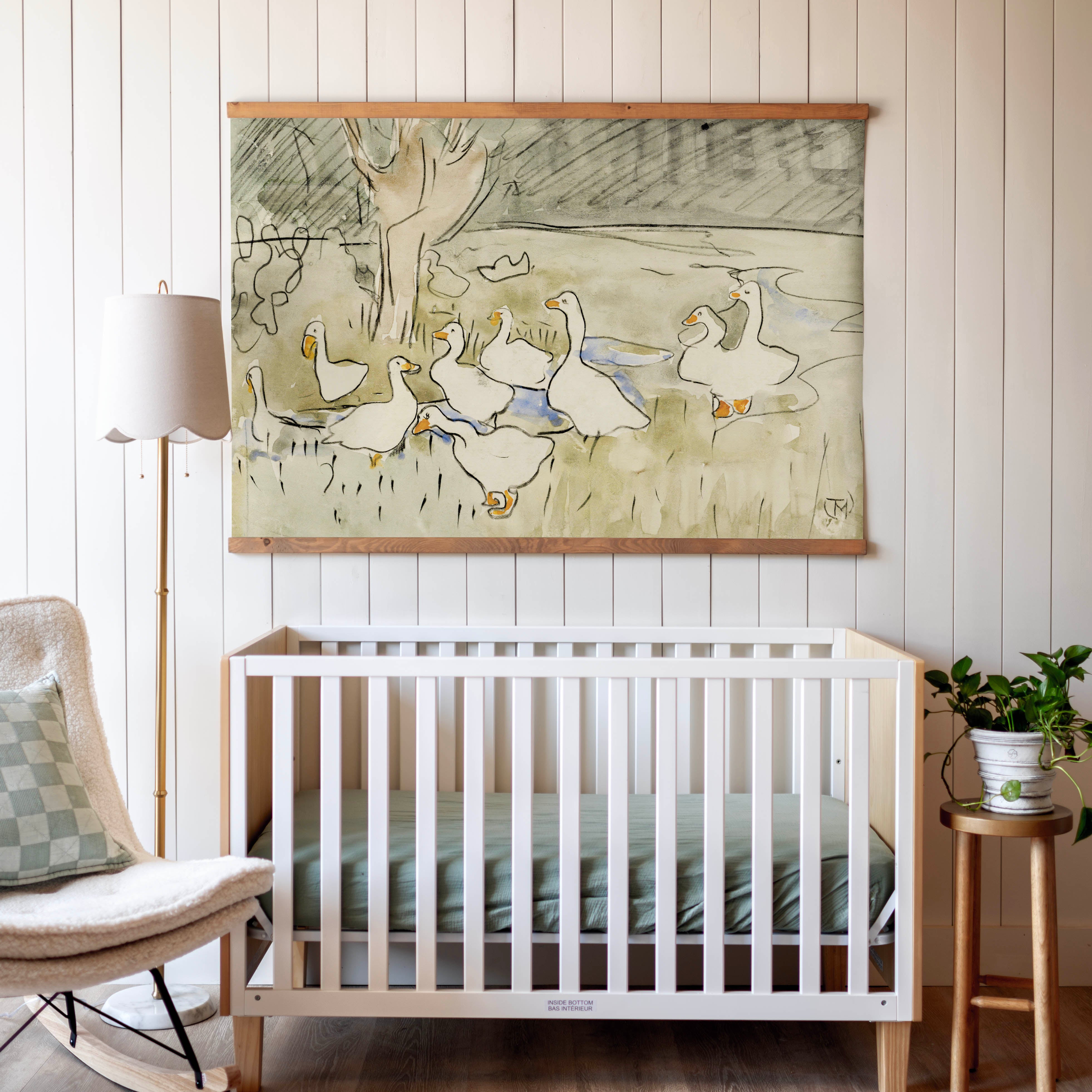 Vintage Ducks | Horizontal Tapestry | 581