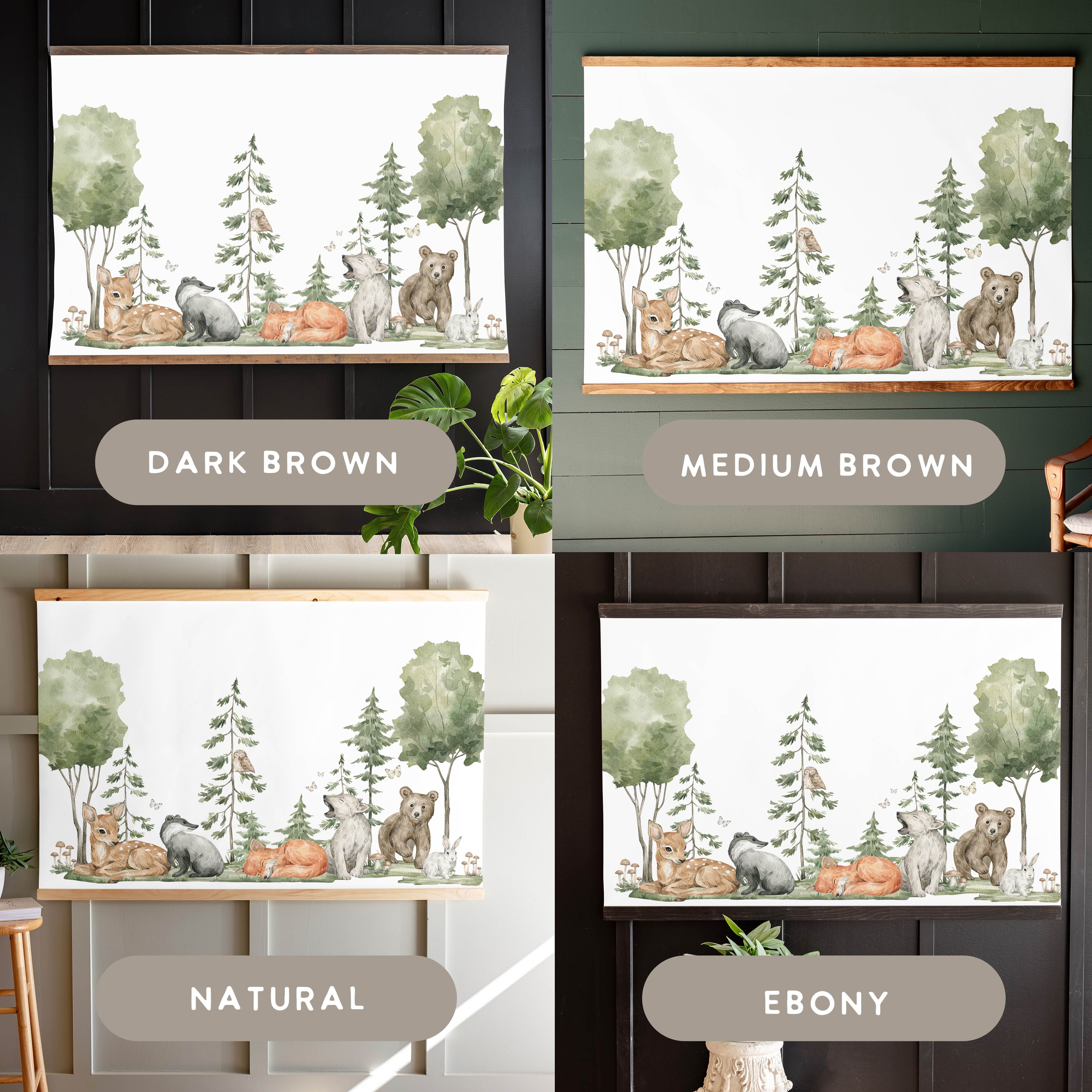 Woodland Animals | Horizontal Tapestry | 590