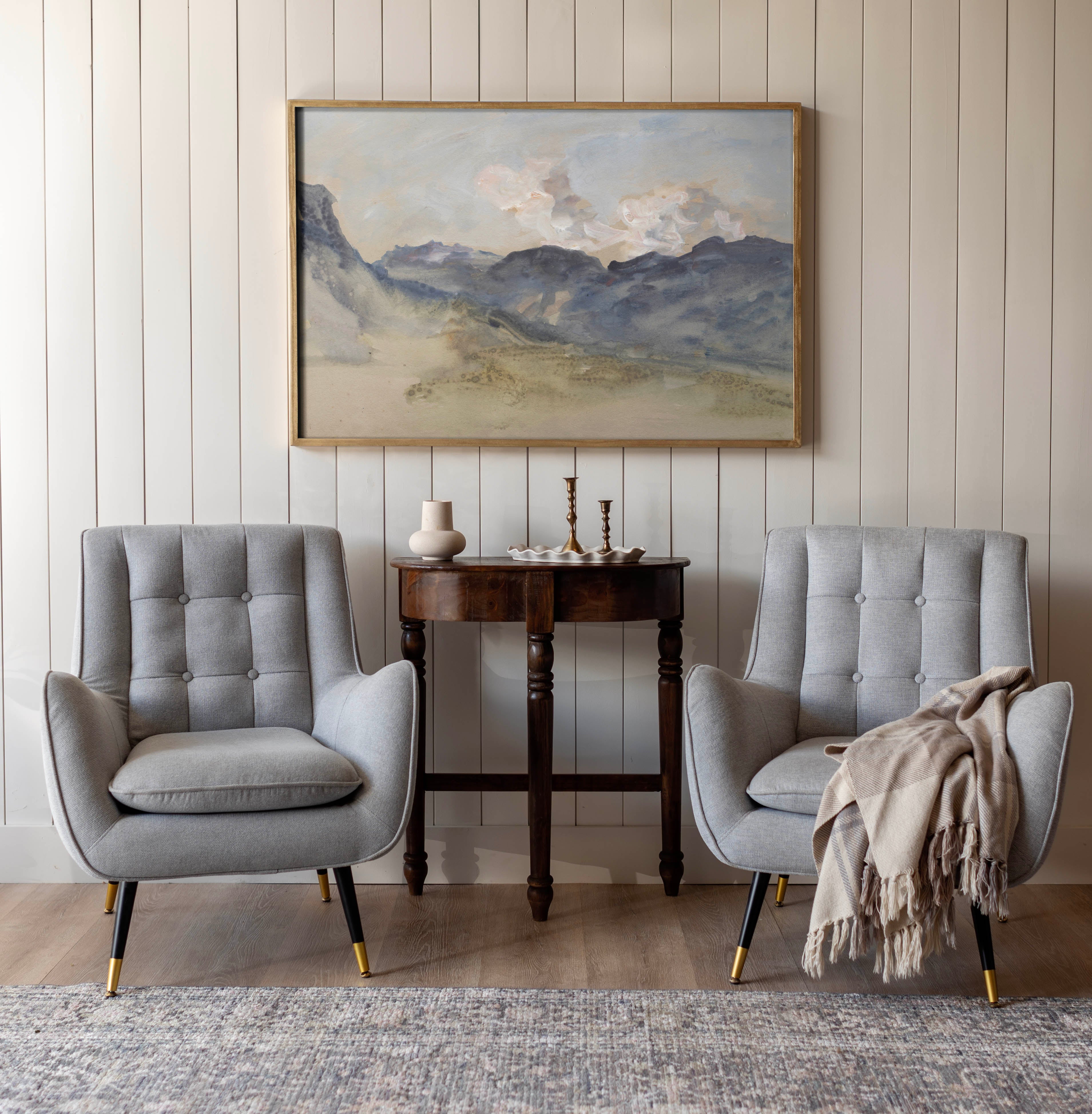 "Blue Mountain" Framed Canvas | Horizontal | 596