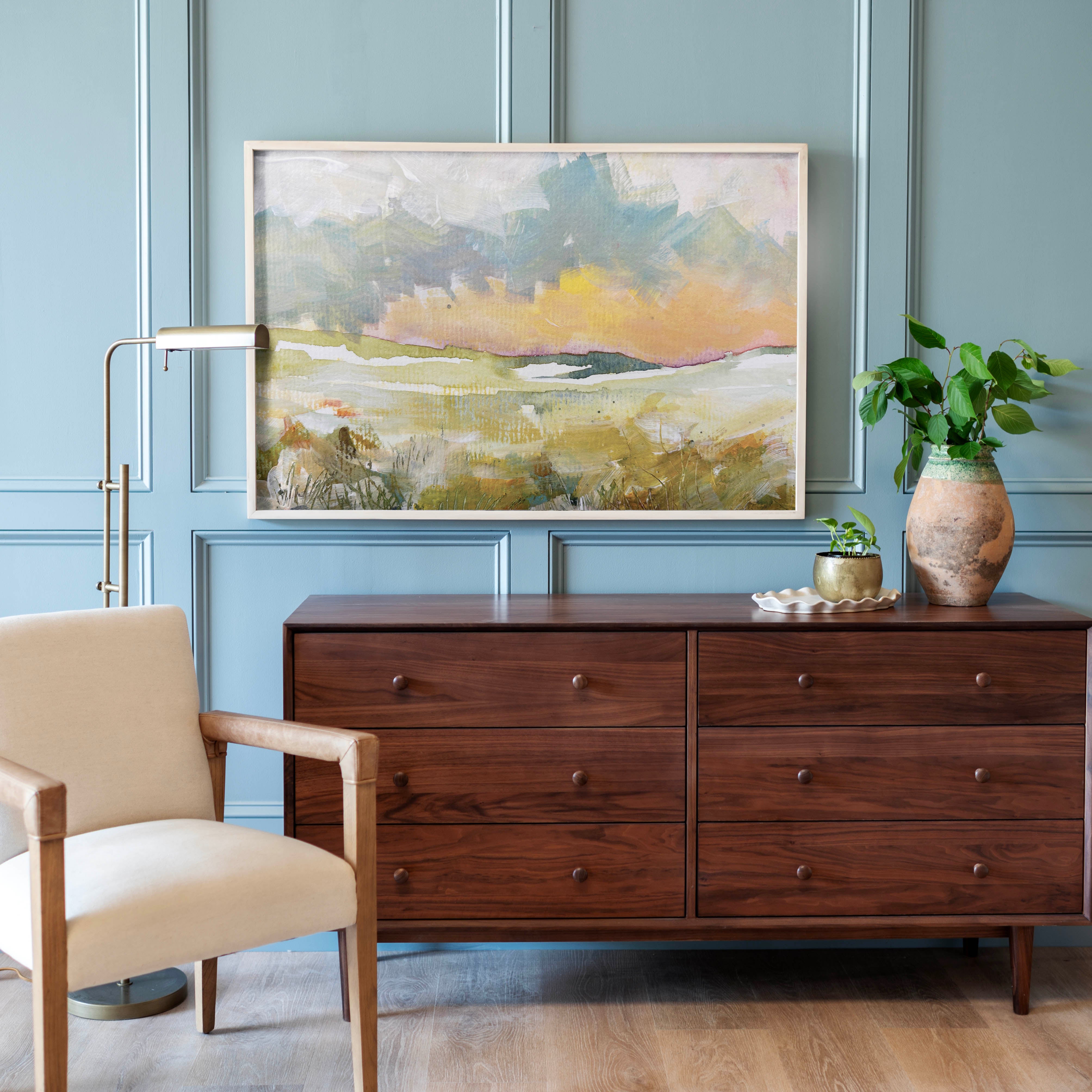 "Graceful Horizon" Framed Canvas | Horizontal | 597