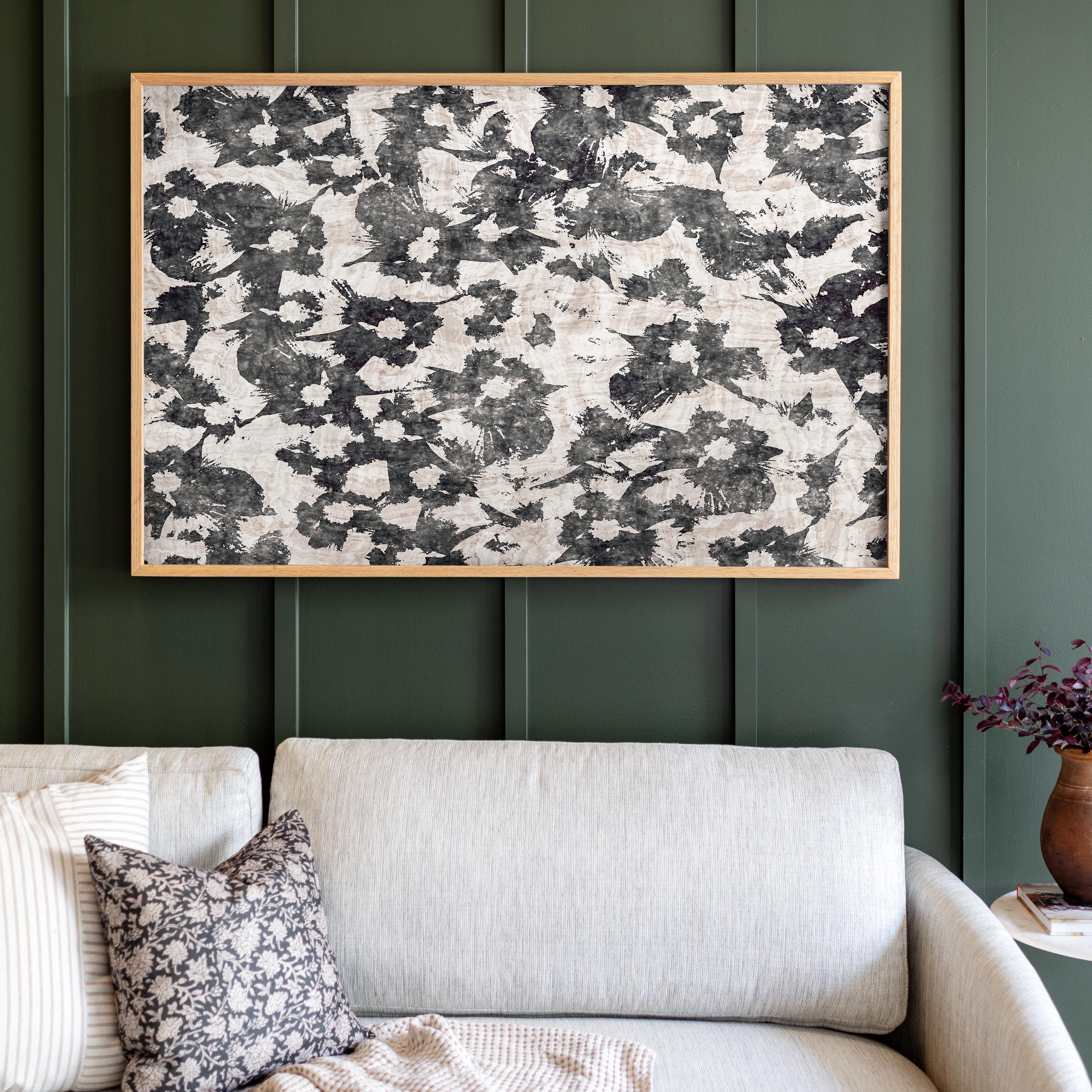 "Floral" Framed Canvas | Horizontal | 604