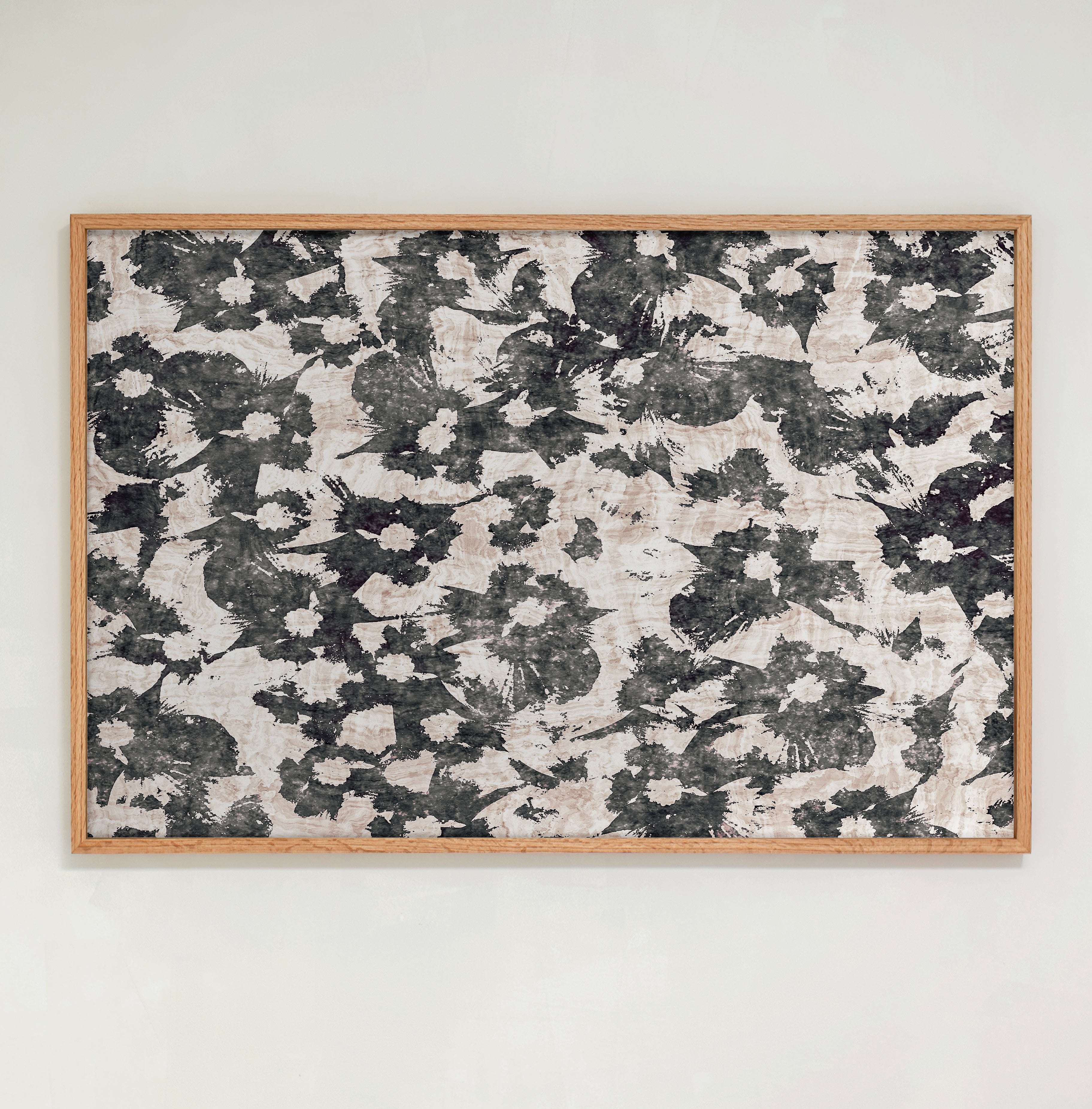"Floral" Framed Canvas | Horizontal | 604