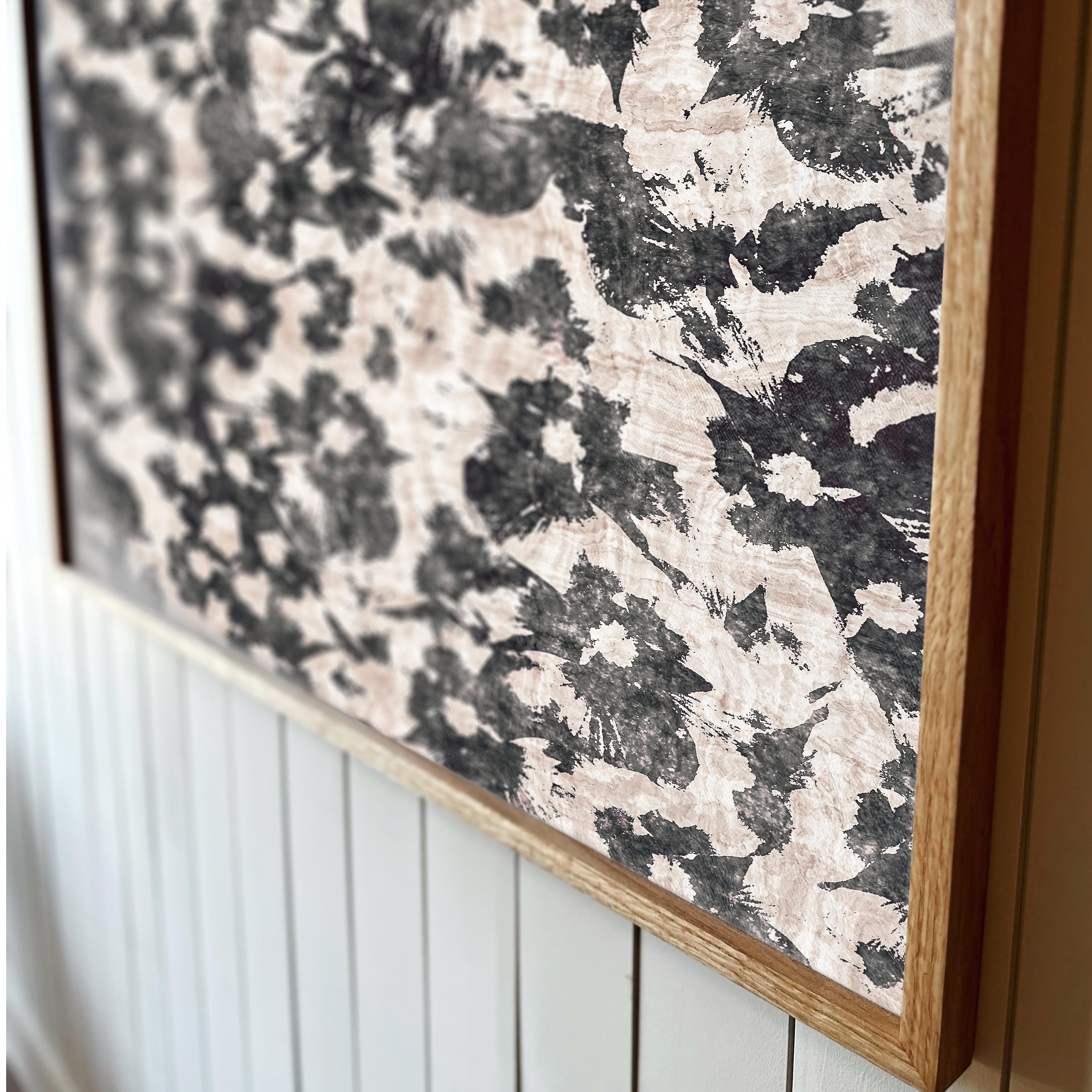 "Floral" Framed Canvas | Horizontal | 604