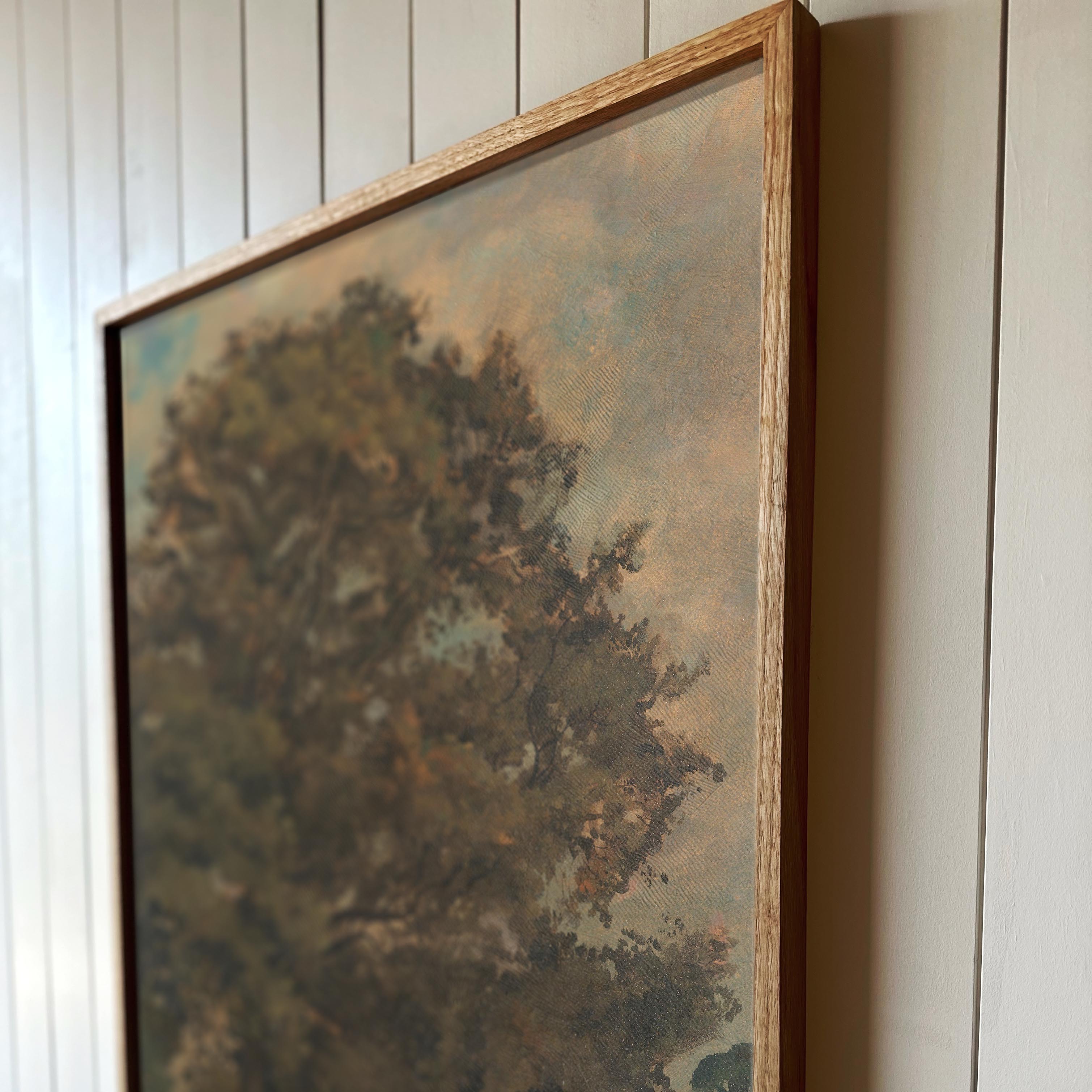 "Study Of An Ash Tree" Framed Canvas | Vertical | 605