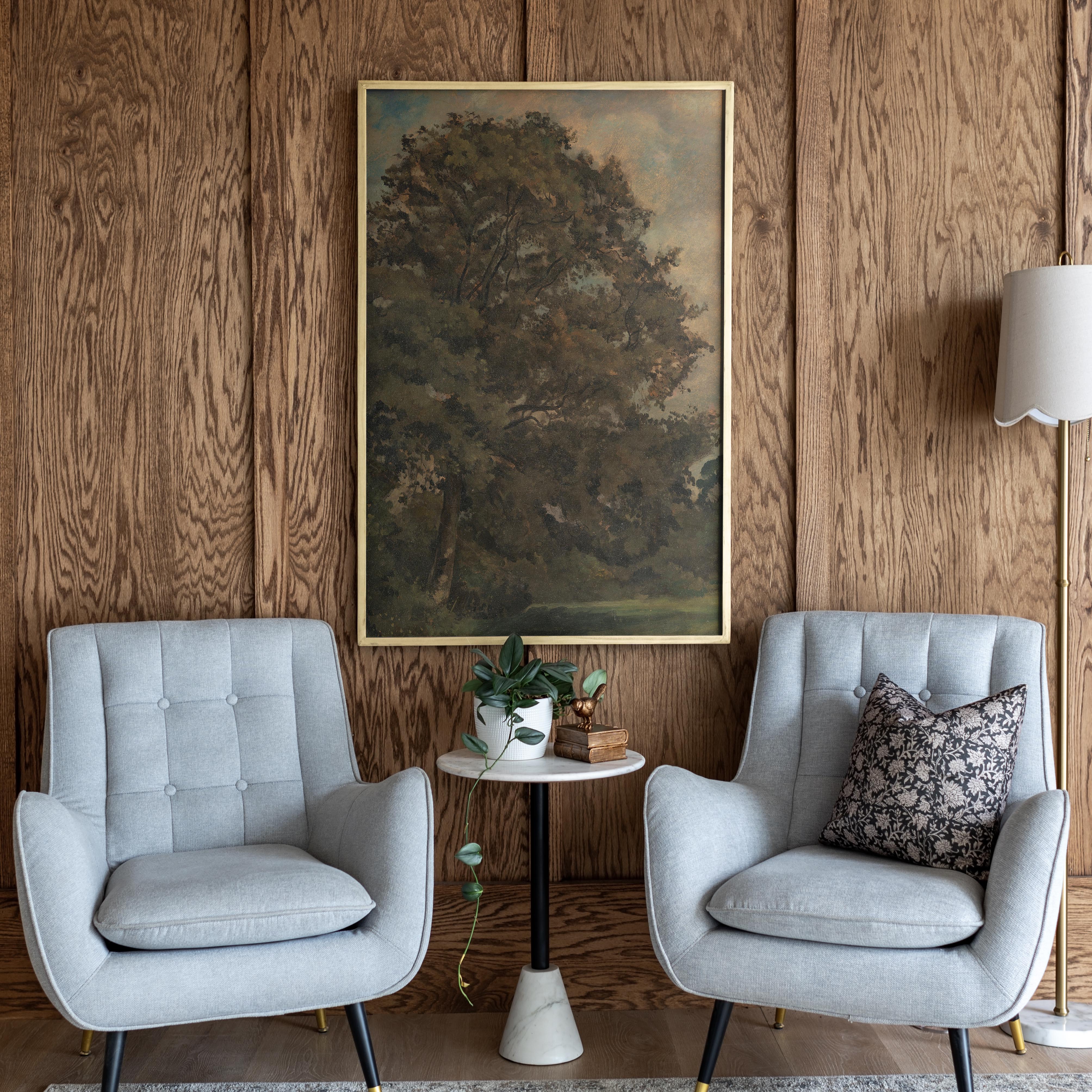 "Study Of An Ash Tree" Framed Canvas | Vertical | 605