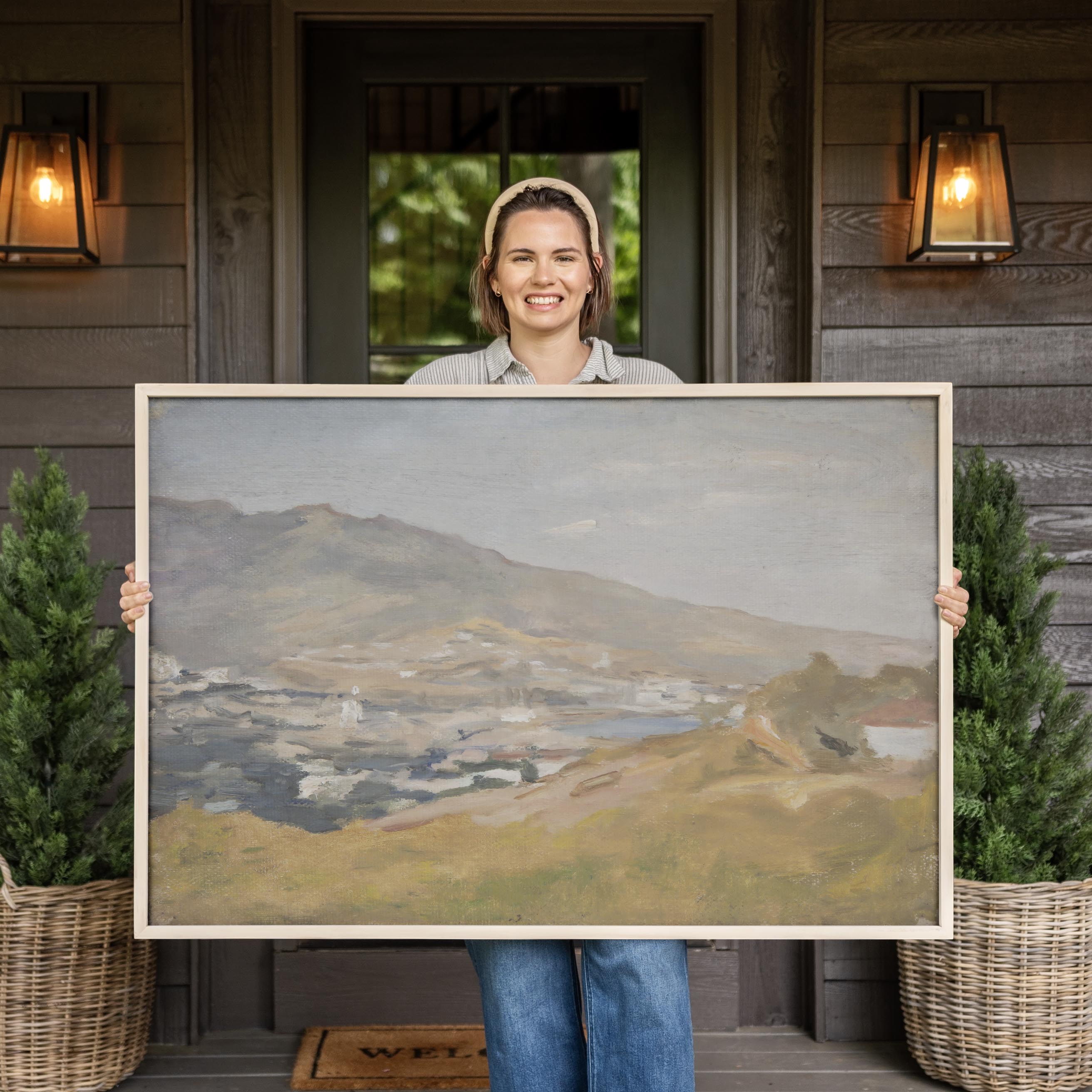 "Awaken Mountain" Large Framed Art | Horizontal | 617