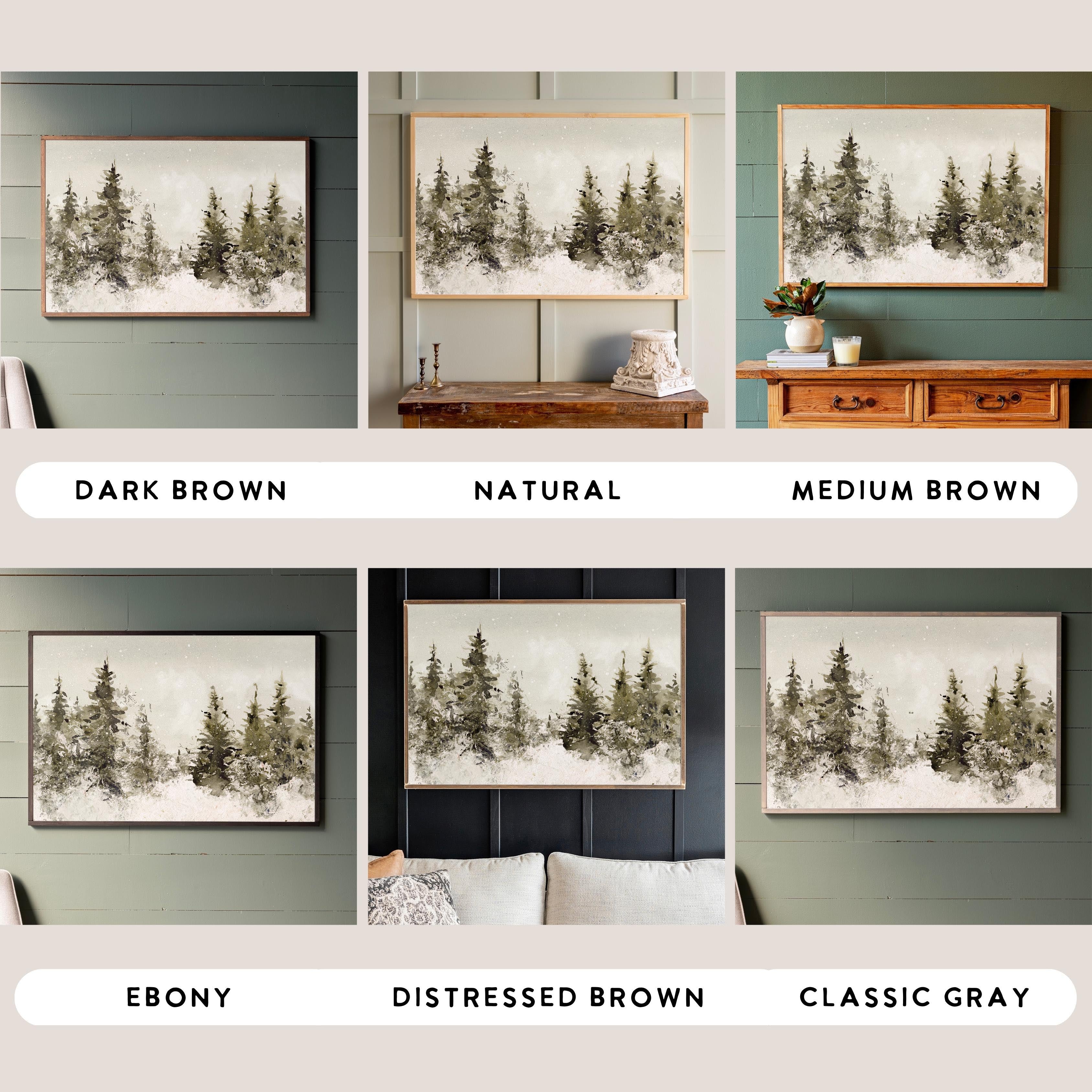 Blanket Of Snow | Framed Wooden Art - Horizontal | 626