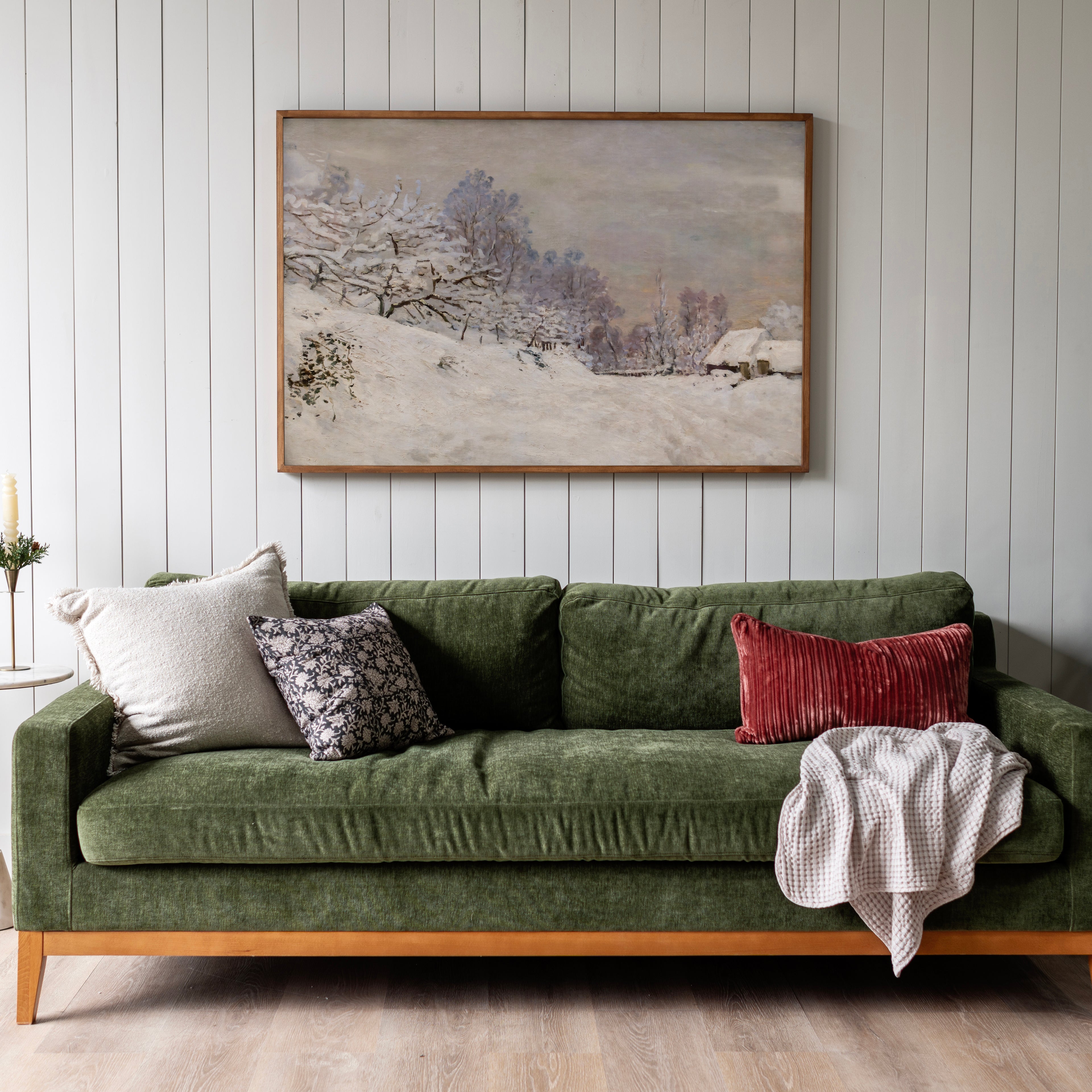 "Snowed In" Framed Canvas | Horizontal | 627