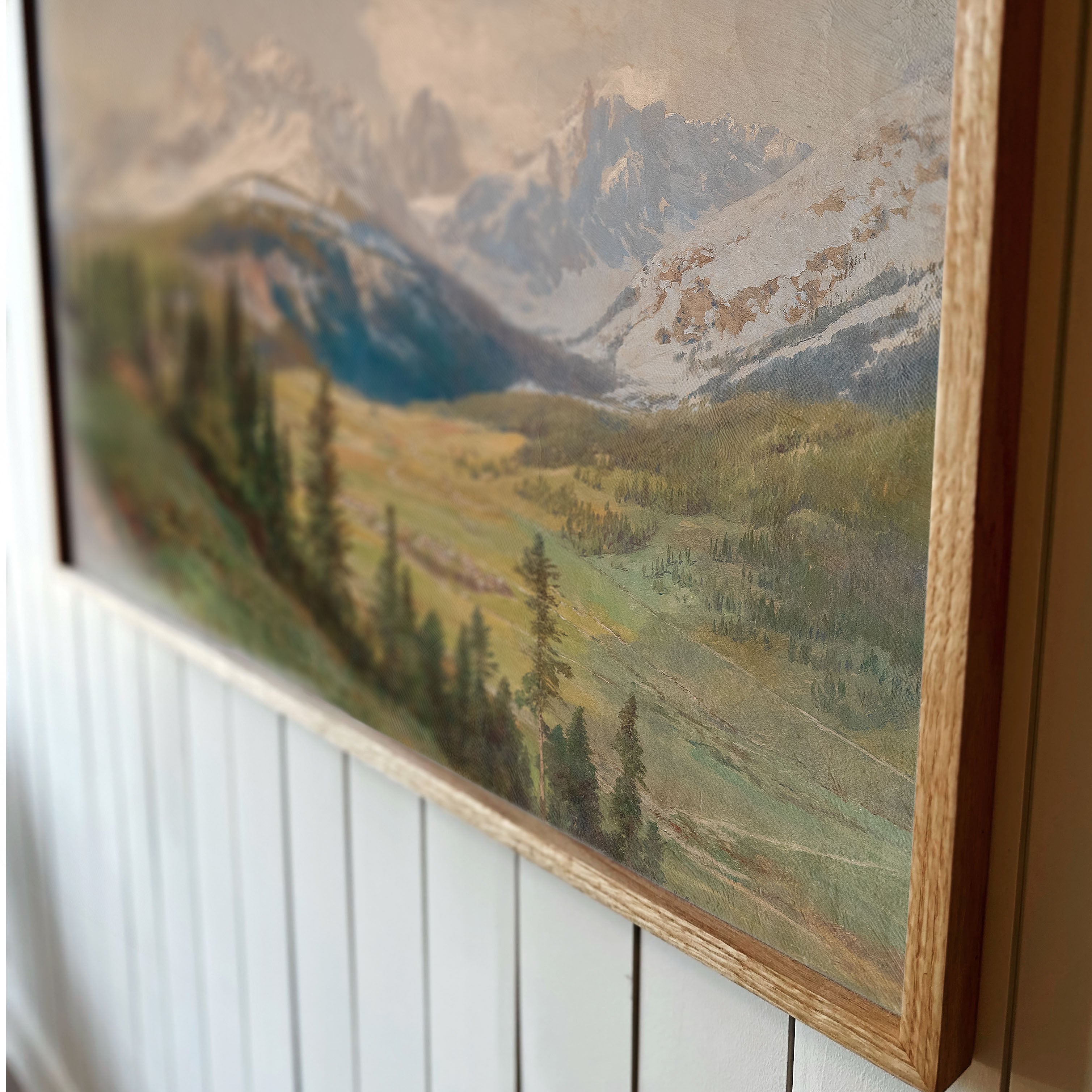"Evergreen Valley" Framed Canvas | Horizontal | 644