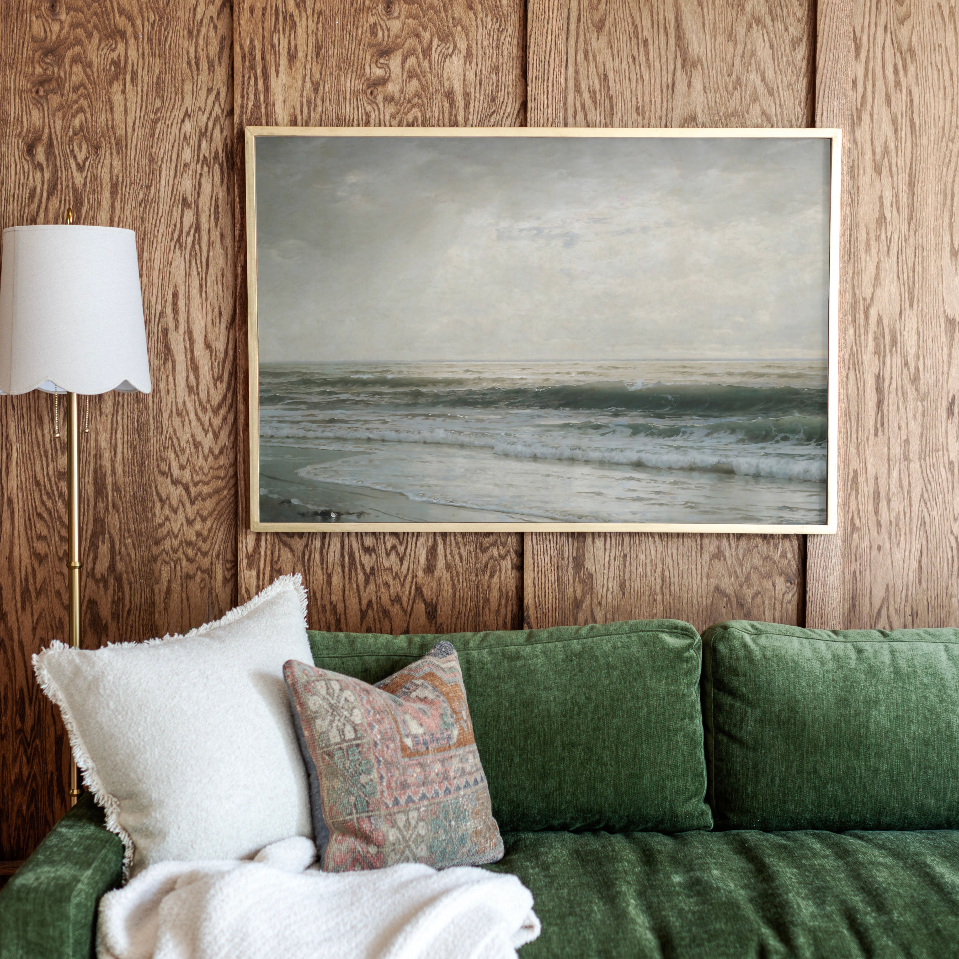 "Ocean Waves" Framed Canvas | Horizontal | 660