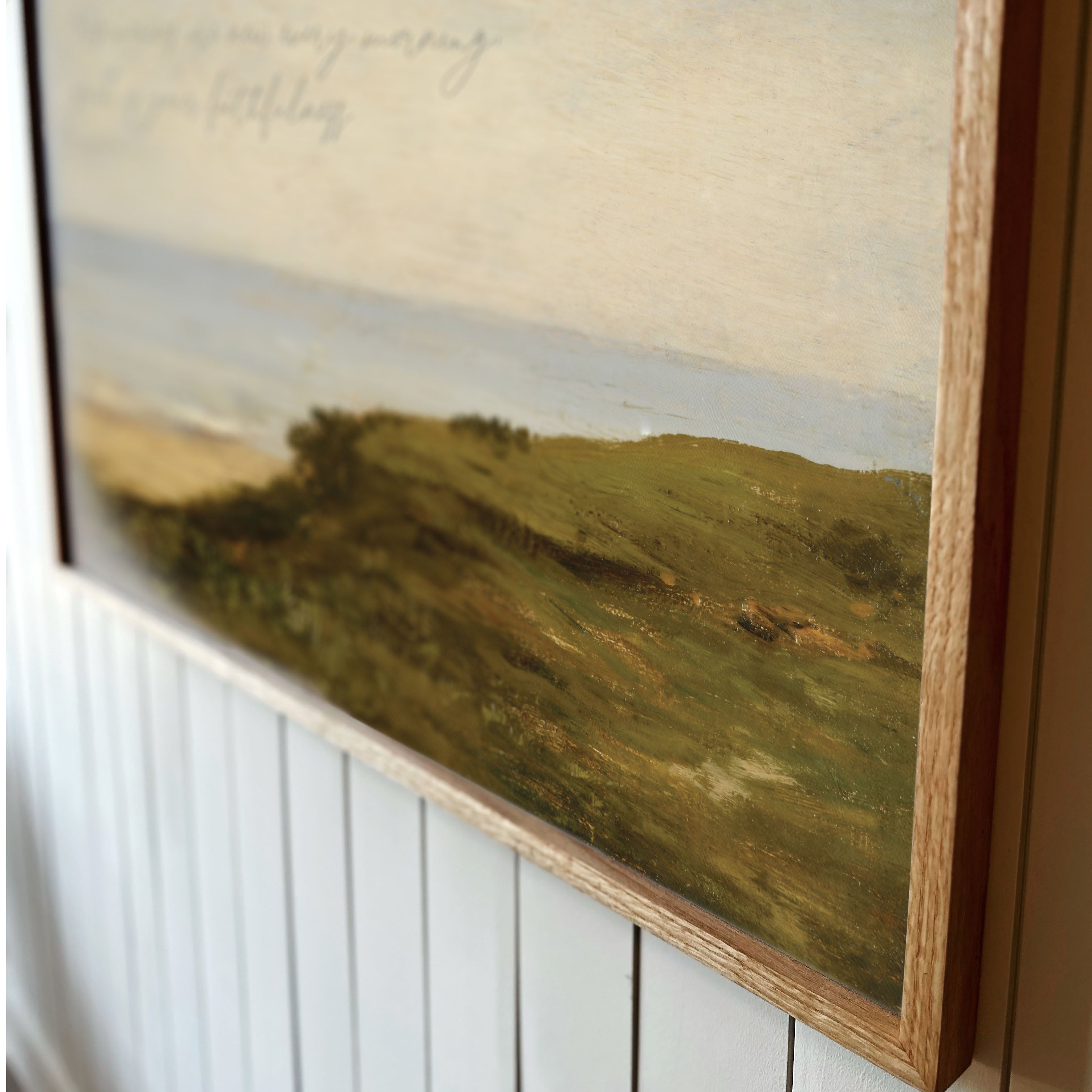 "Great Is Your Faithfulness" Framed Canvas | Horizontal | 676