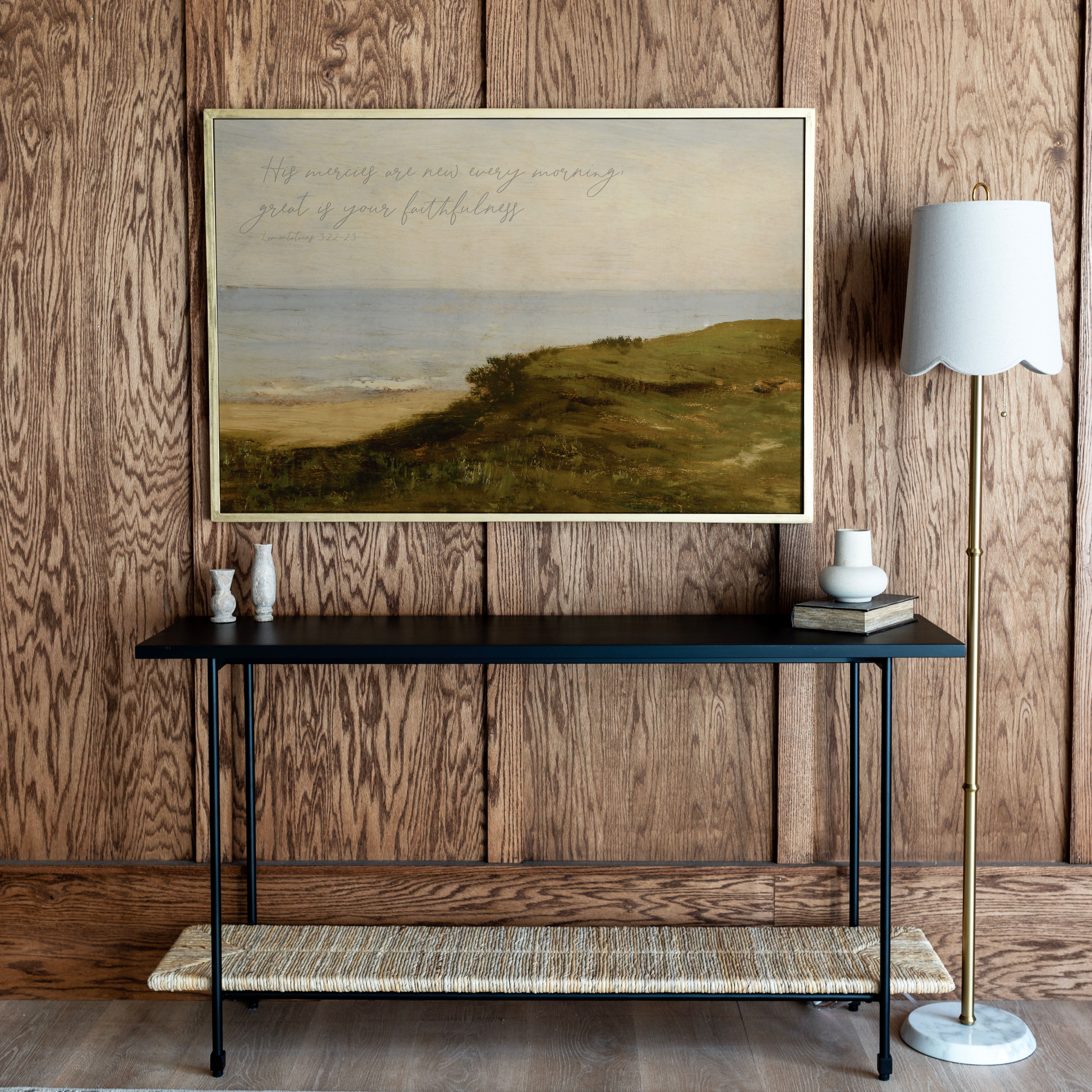 "Great Is Your Faithfulness" Framed Canvas | Horizontal | 676