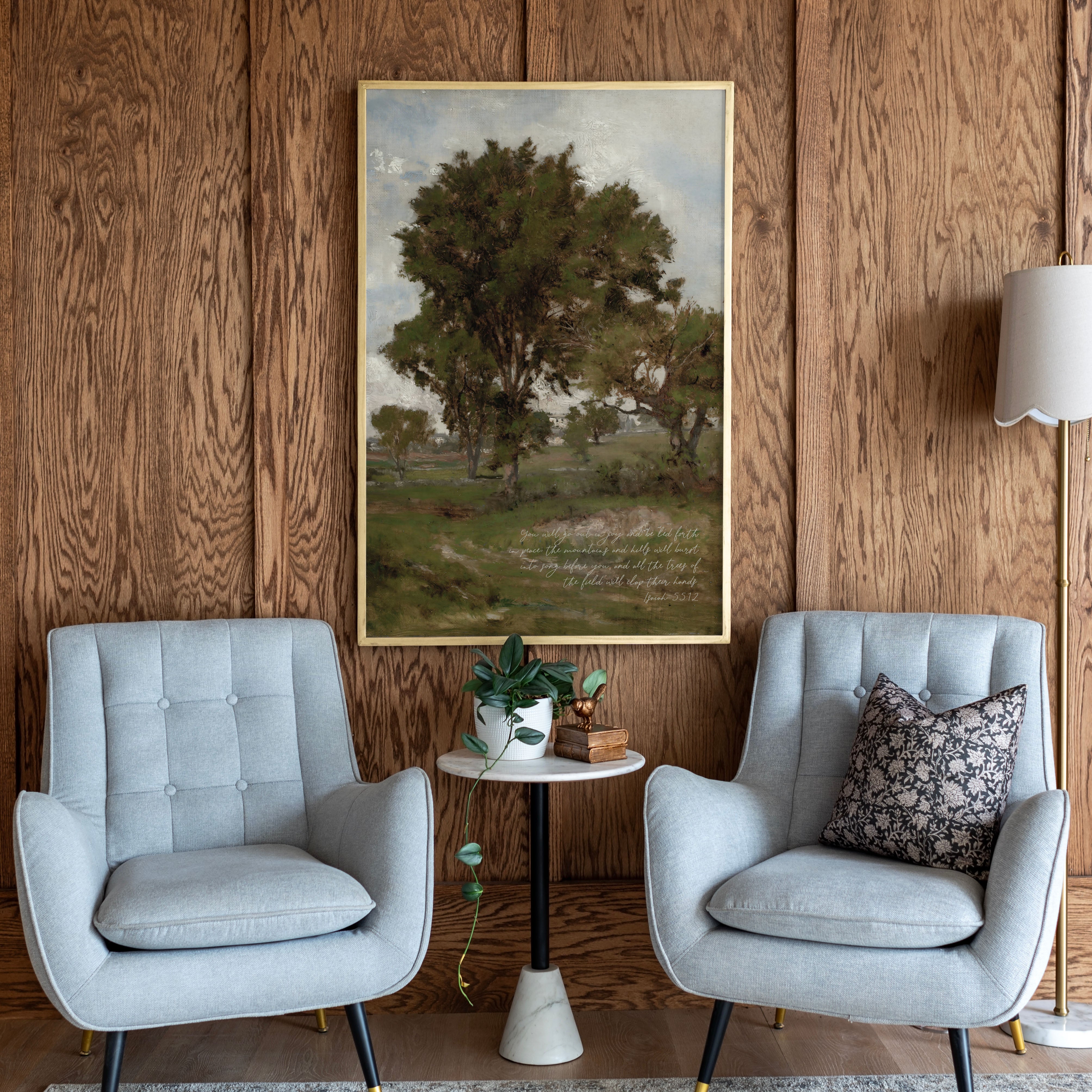 "Isaiah 55" Framed Canvas | Vertical | 682