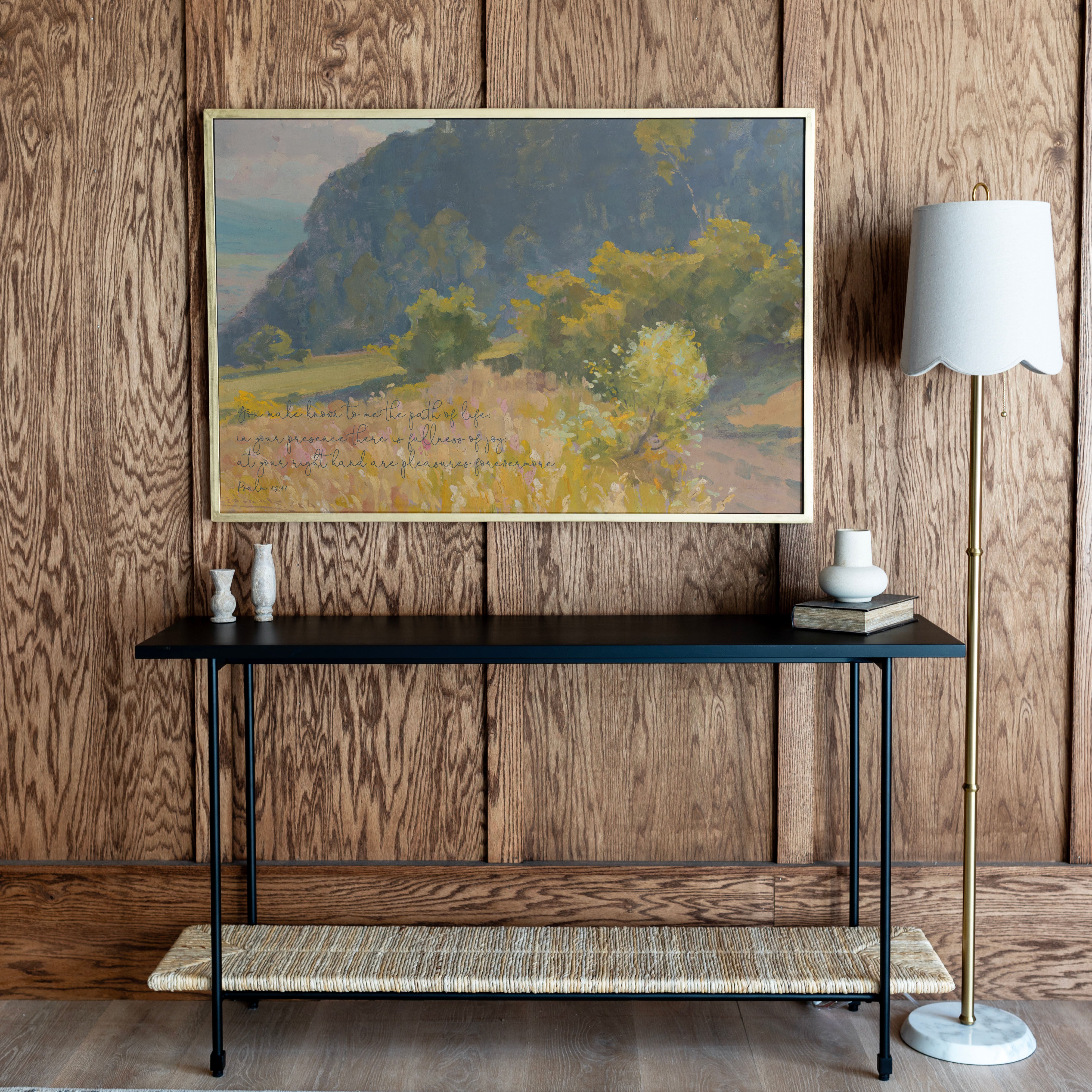 "Psalm 16:11" Framed Canvas | Horizontal | 684