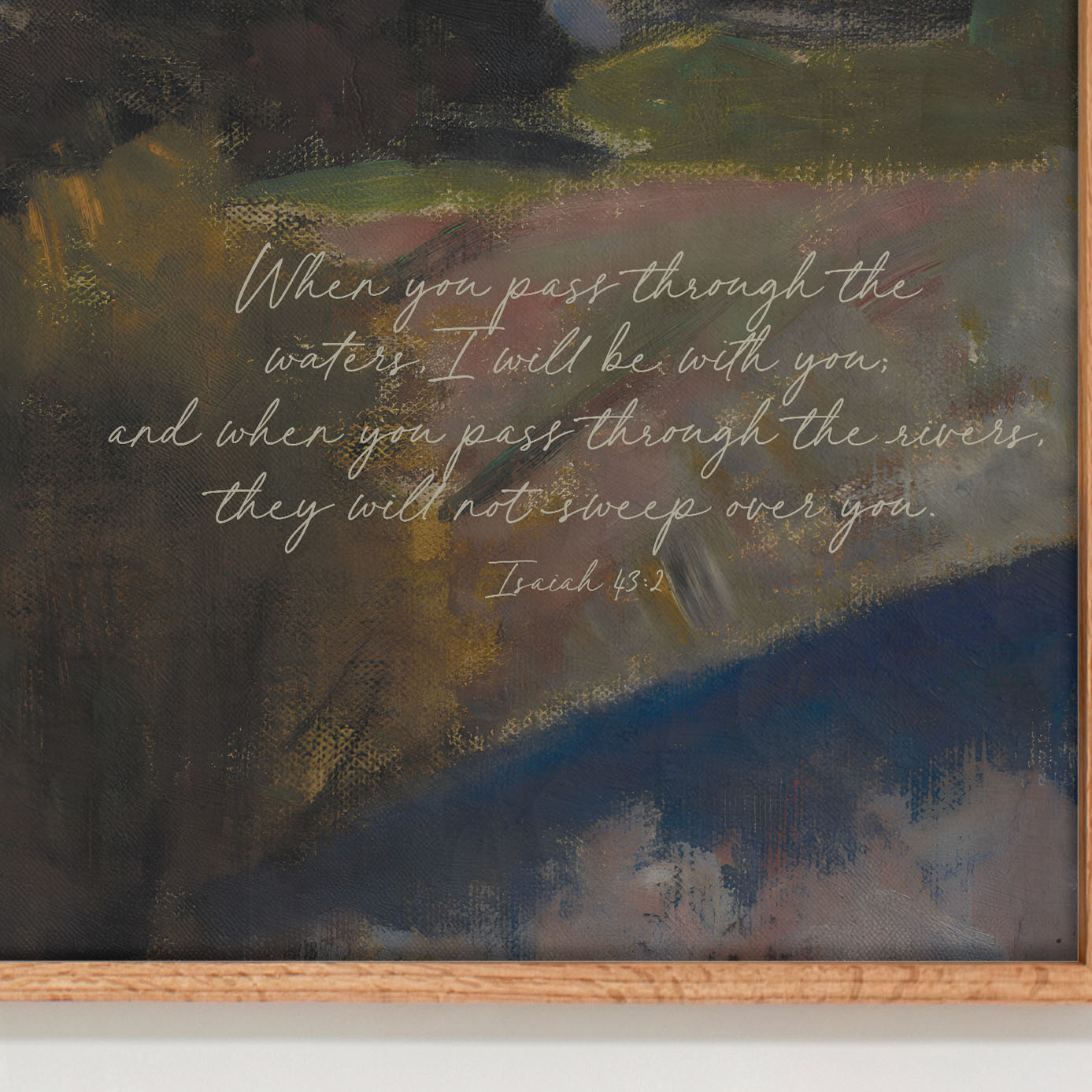 I Will Be With You | Horizontal Tapestry | 687