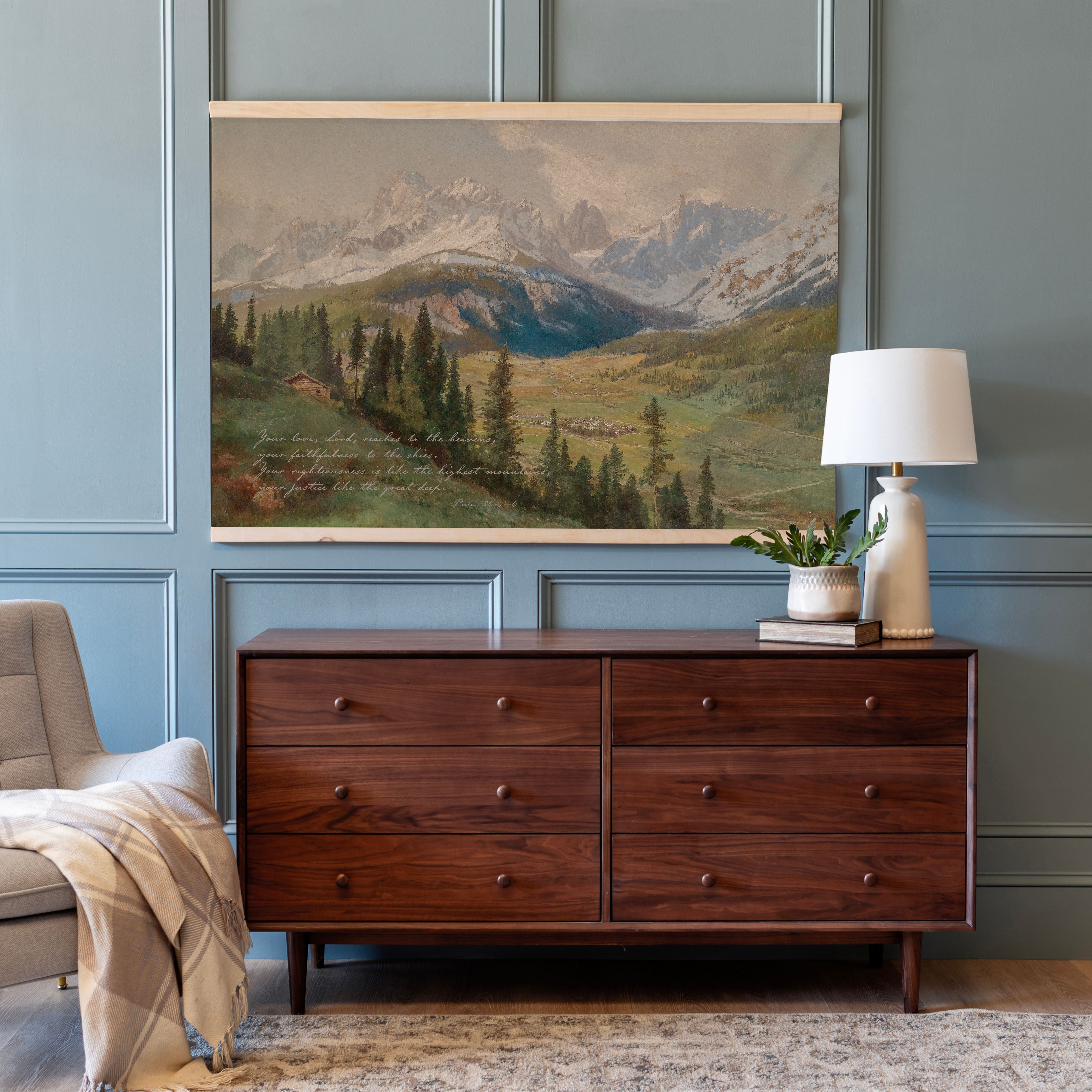 Your Love, Oh Lord, Reaches To The Heavens | Horizontal Tapestry | 692