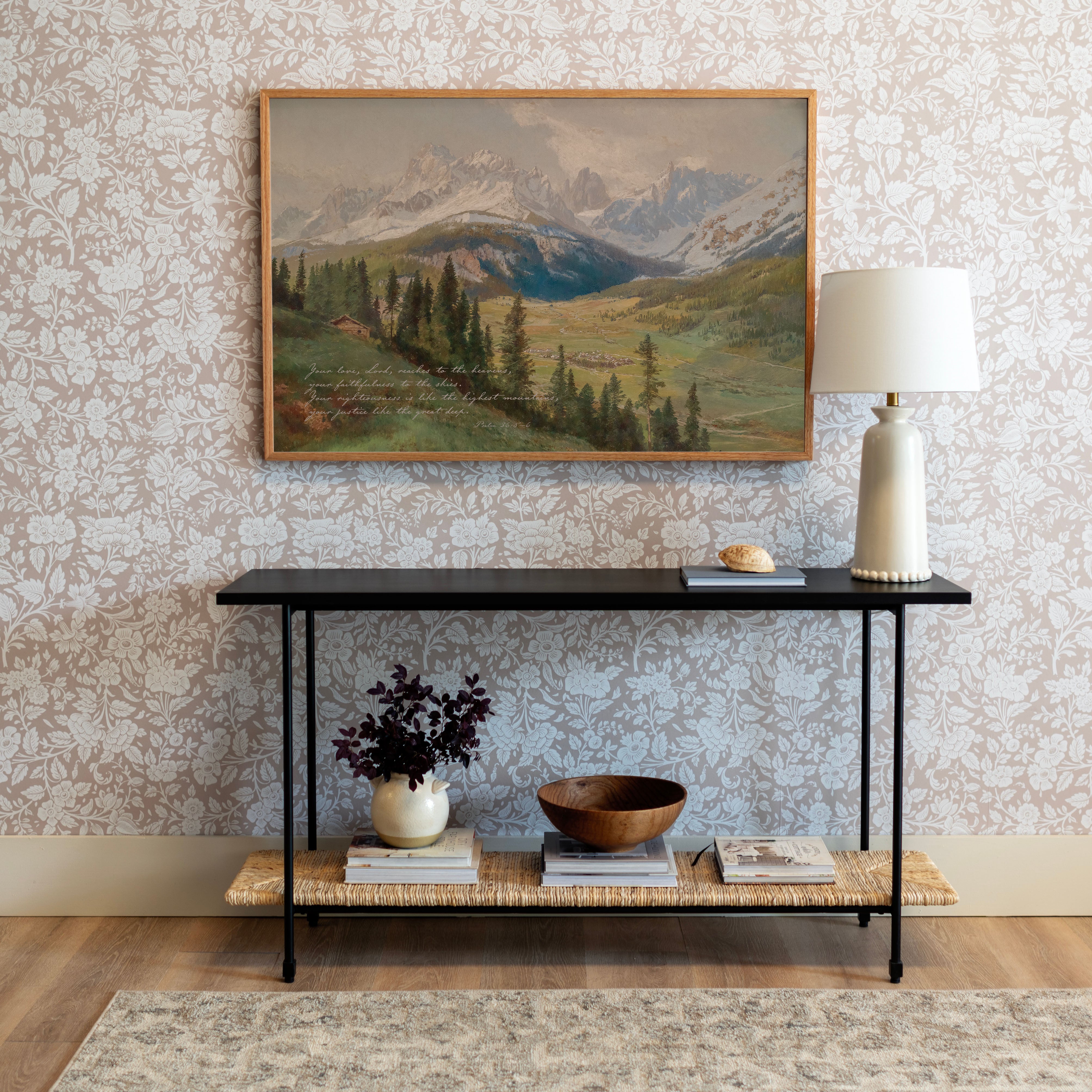 "Your Love, Oh Lord, Reaches To The Heavens" Framed Canvas | Horizontal | 692