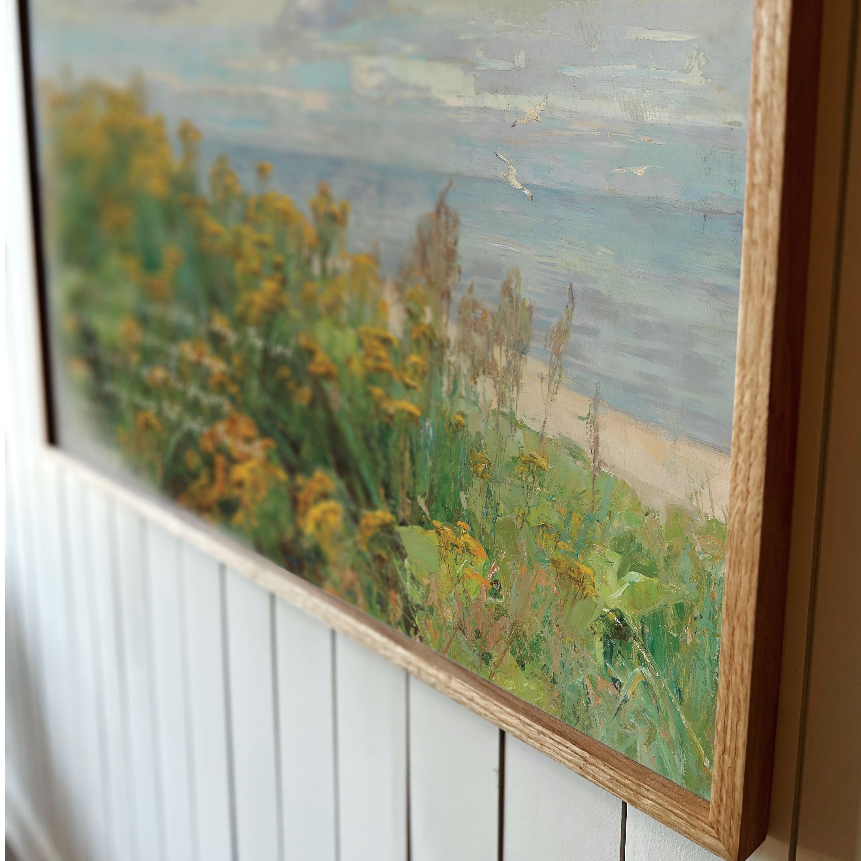 "As The Spring Rains That Water The Earth " Framed Canvas | Horizontal | 693