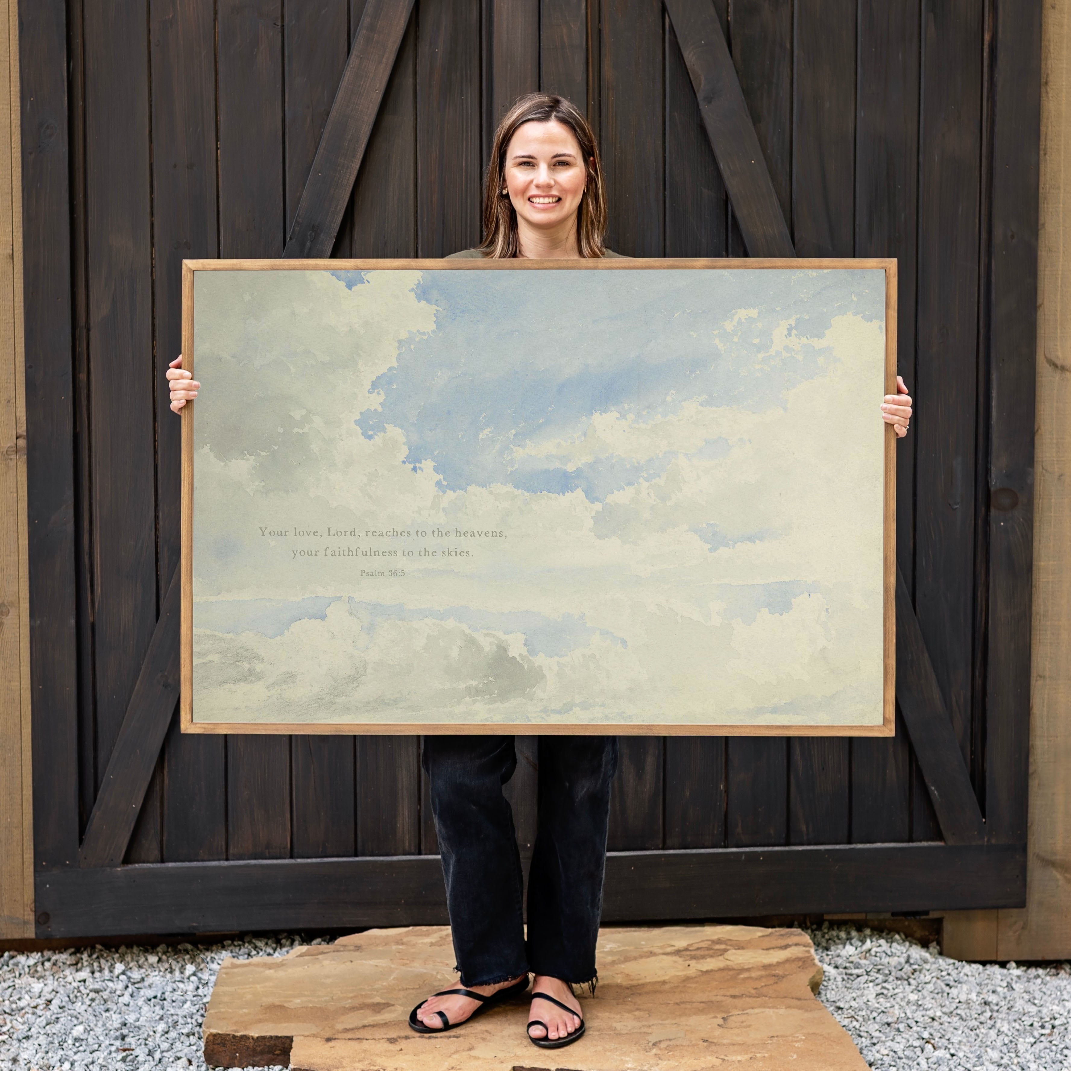 "Reaches To The Heavens" Framed Canvas | Horizontal | 698