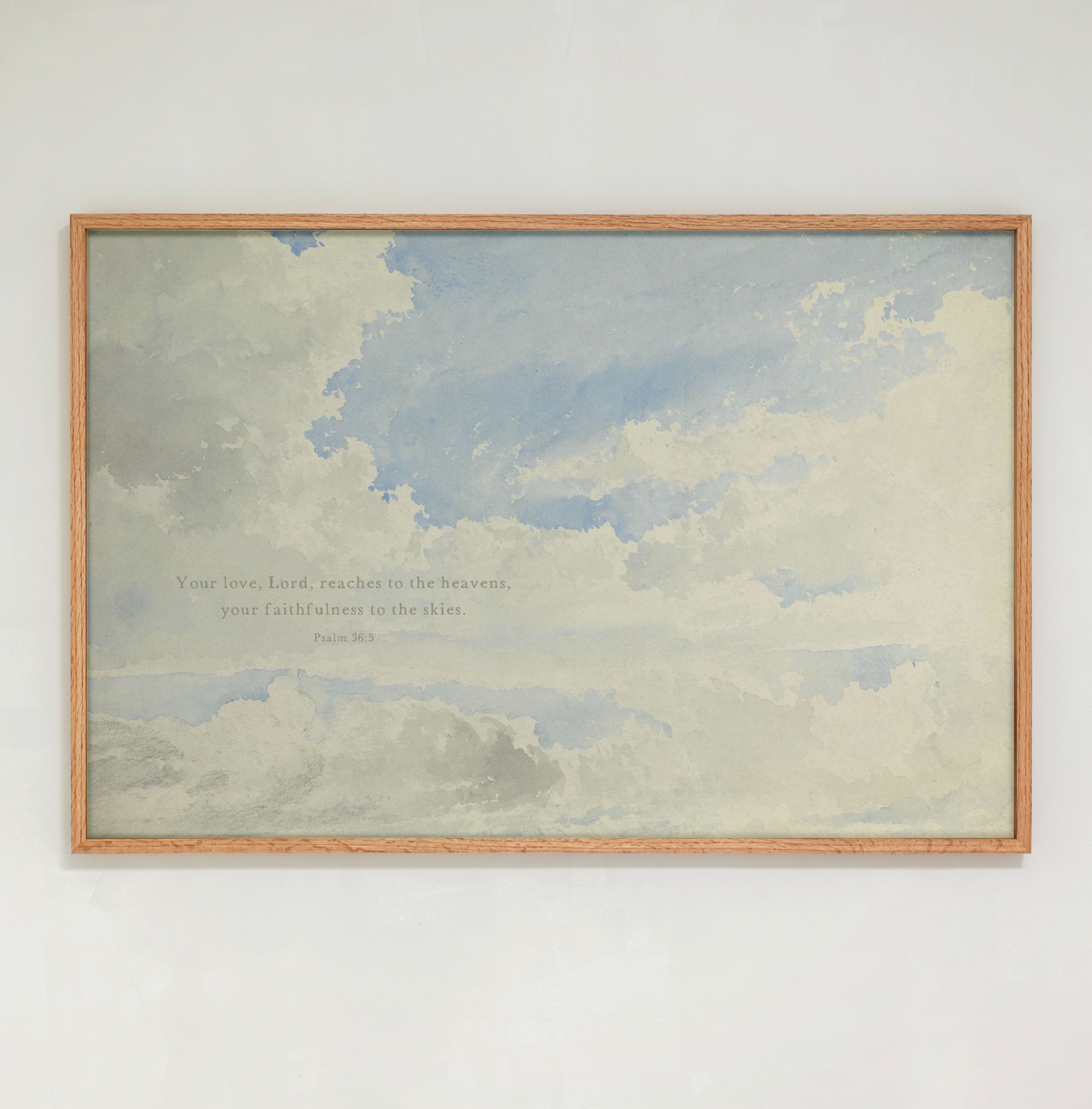 "Reaches To The Heavens" Framed Canvas | Horizontal | 698